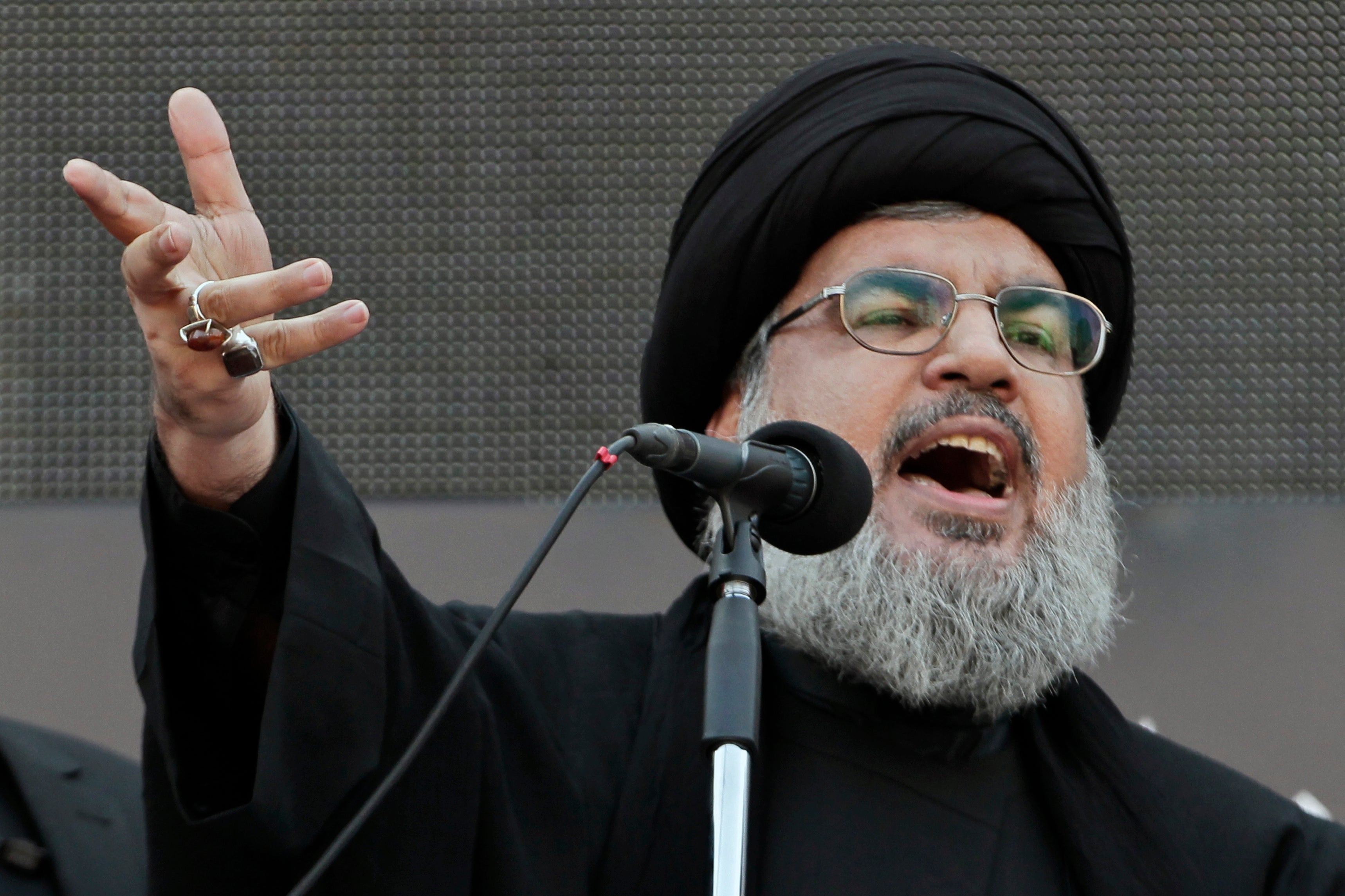 Nasrallah was killed in a large strike on Beirut, September 27