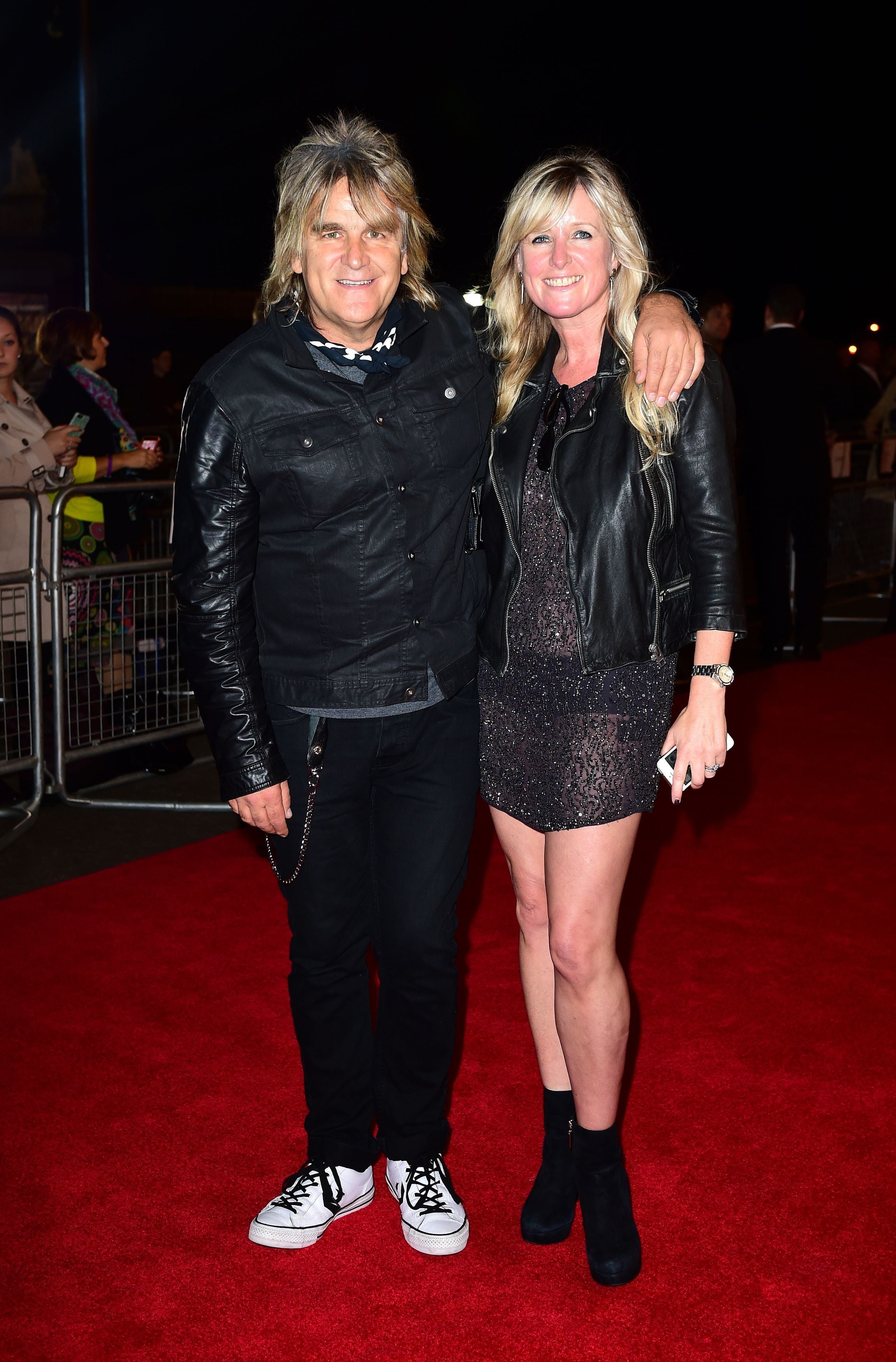 Mike Peters and his wife Jules (PA)