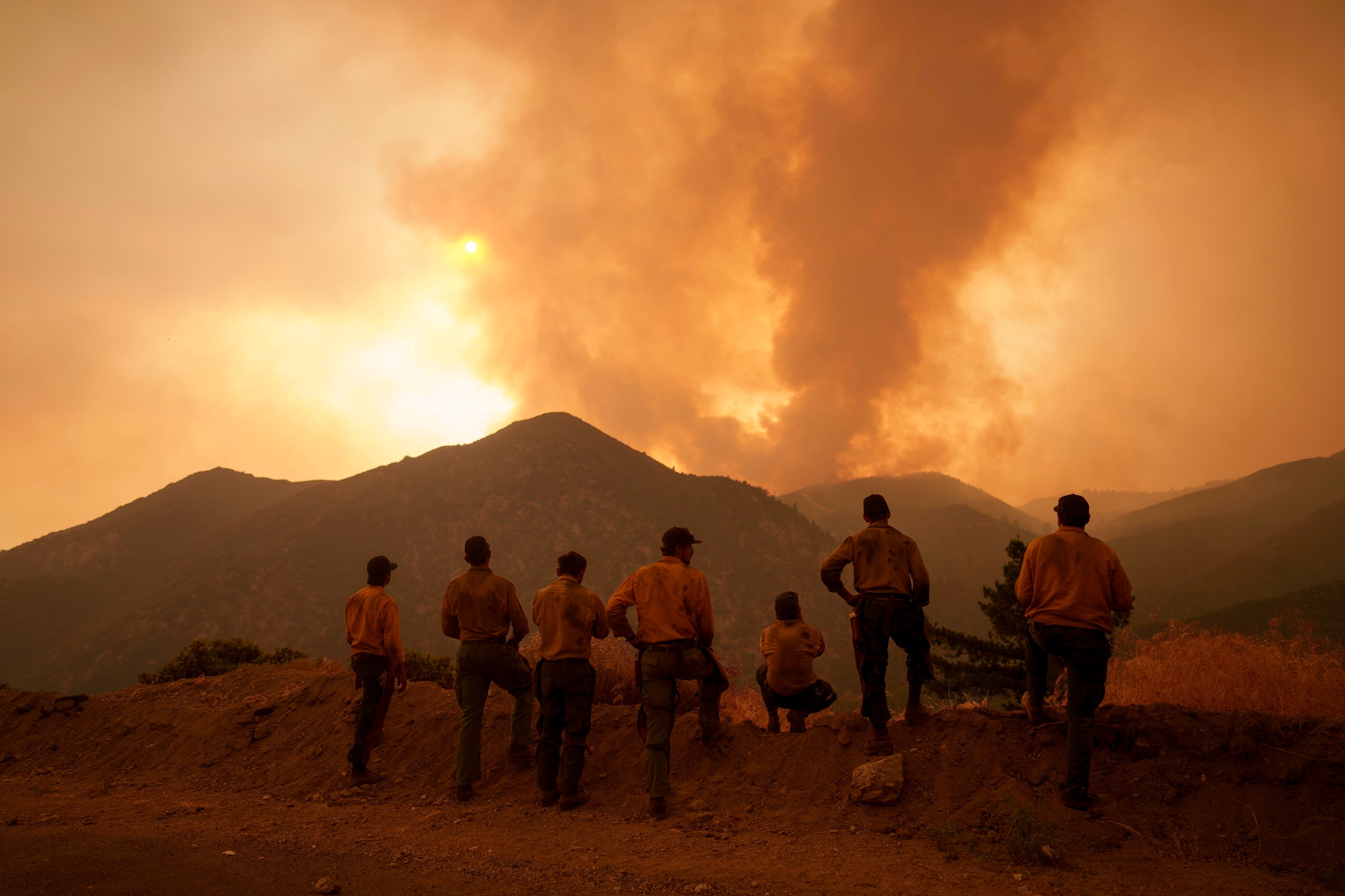 US Wildfire Flareup California