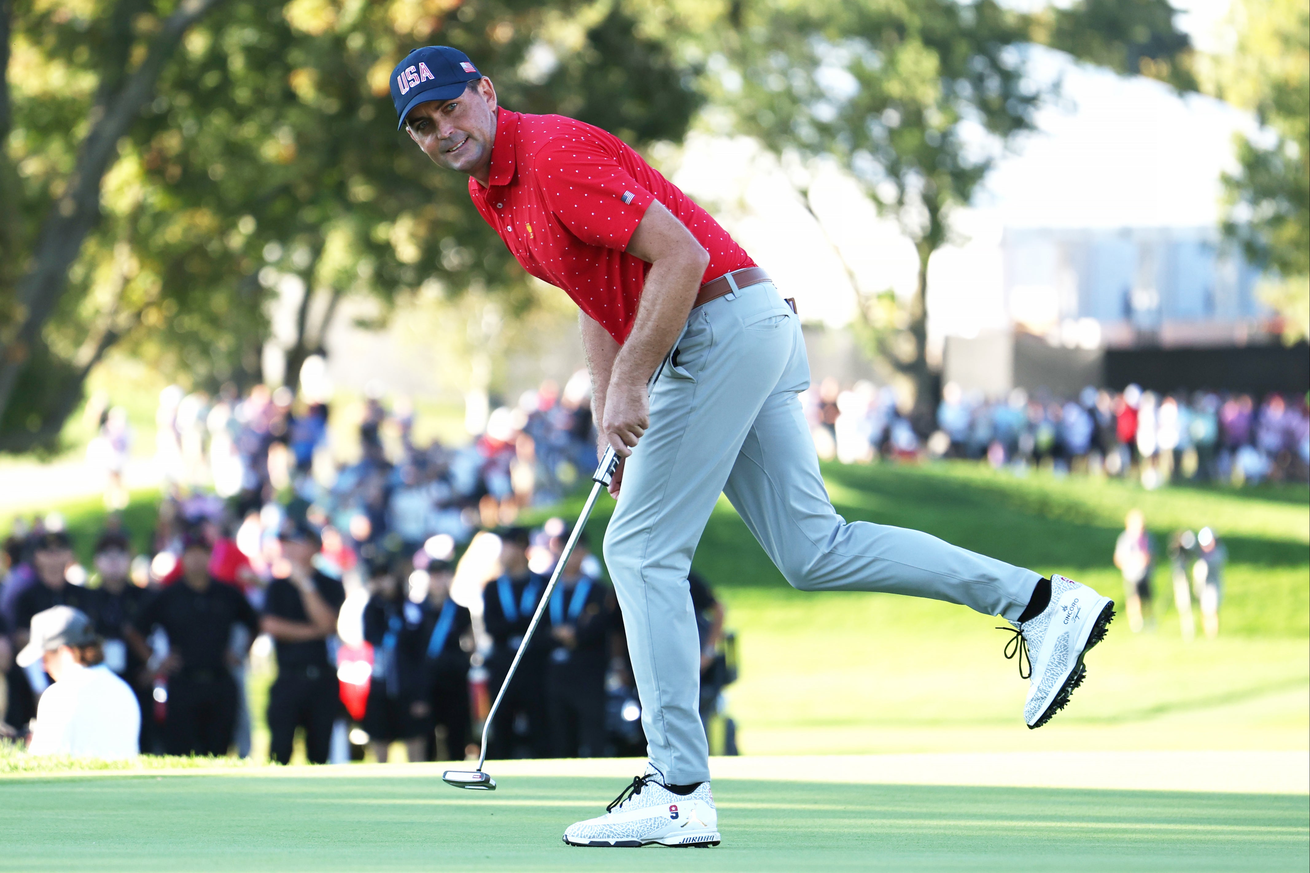 Keegan Bradley was an appropriate man to seal the winning point