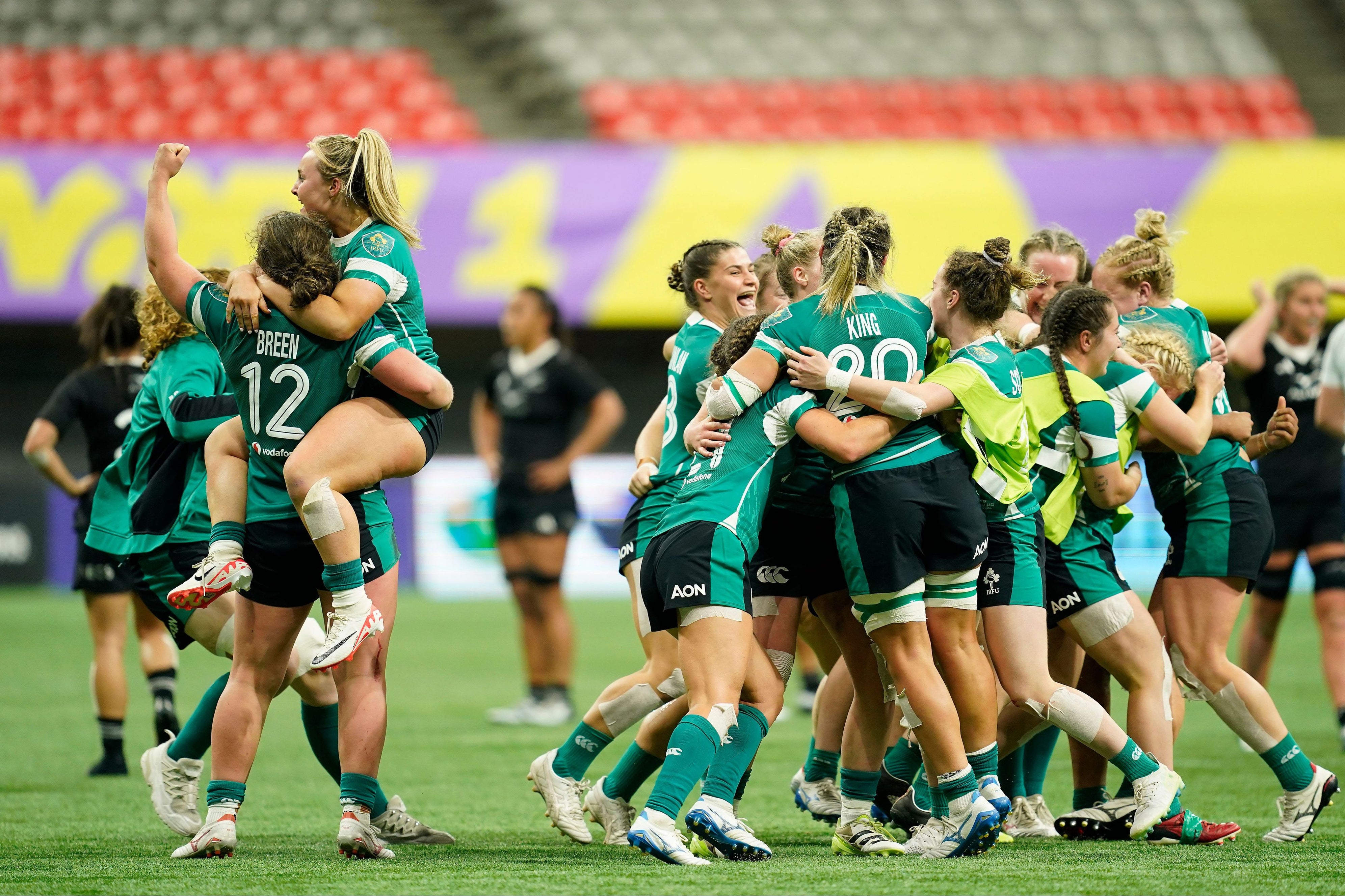 Ireland stunned the Black Ferns at BC Place