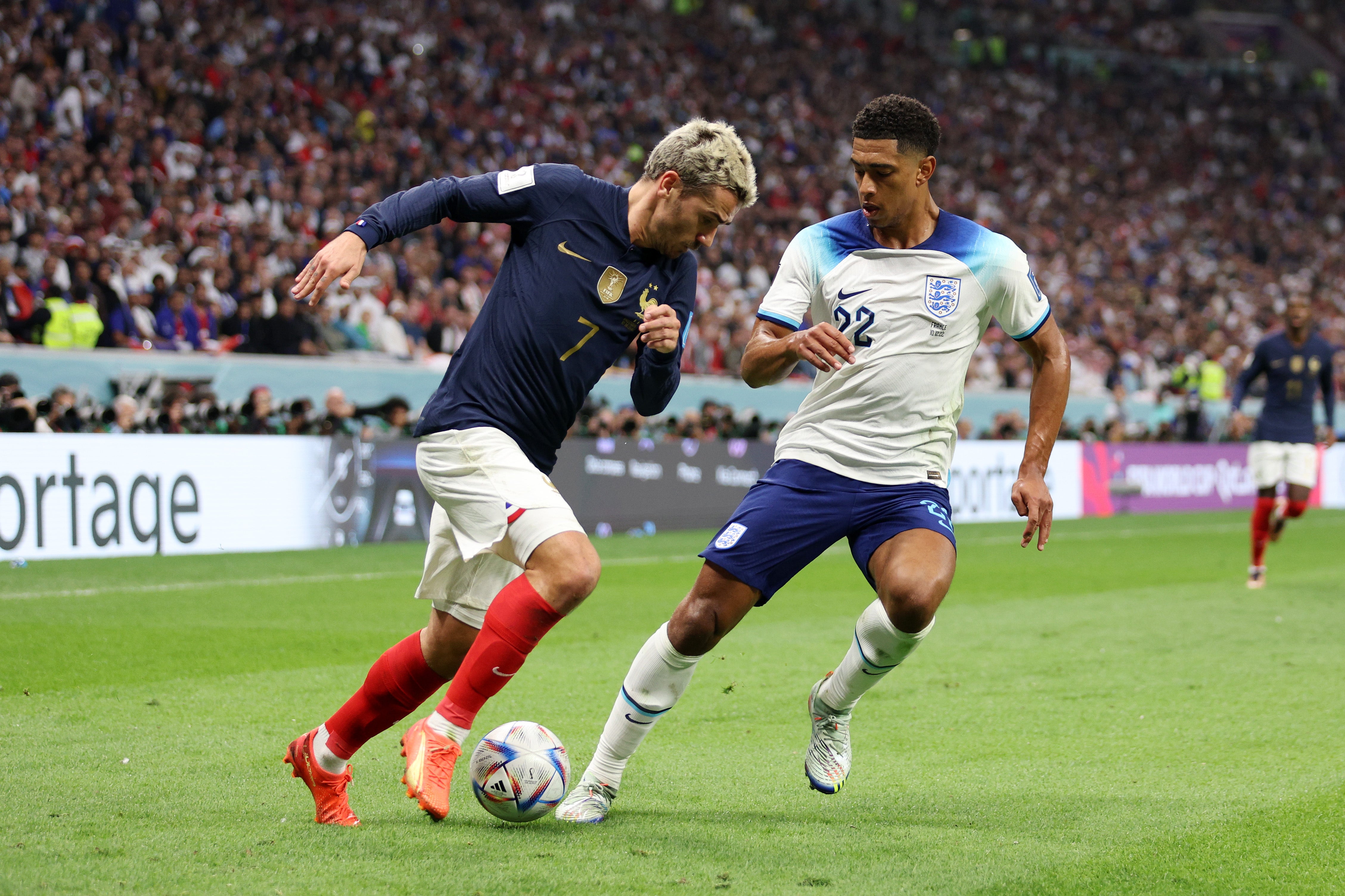 Griezmann played in a deeper role at the World Cup in 2022 but was brilliant for France