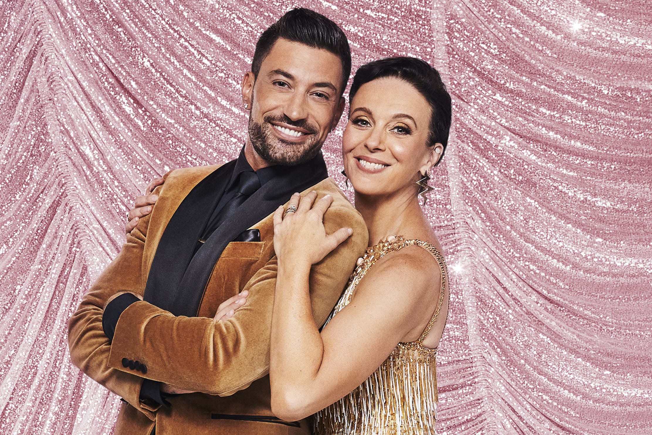 Giovanni Pernice and Amanda Abbington when they were paired together on ‘Strictly’ in 2023