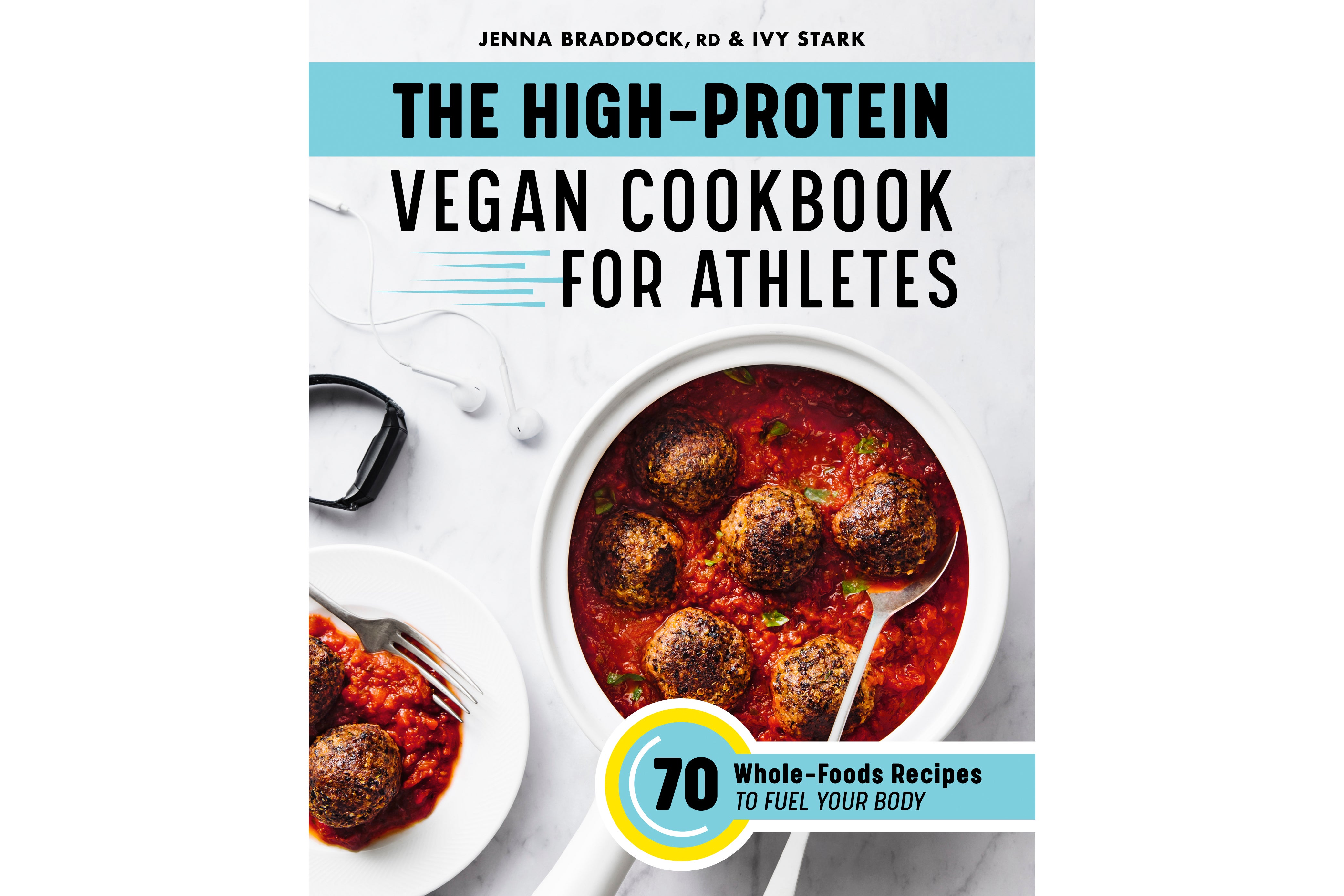 The cover of ‘The High-Protein Vegan Cookbook for Athletes’