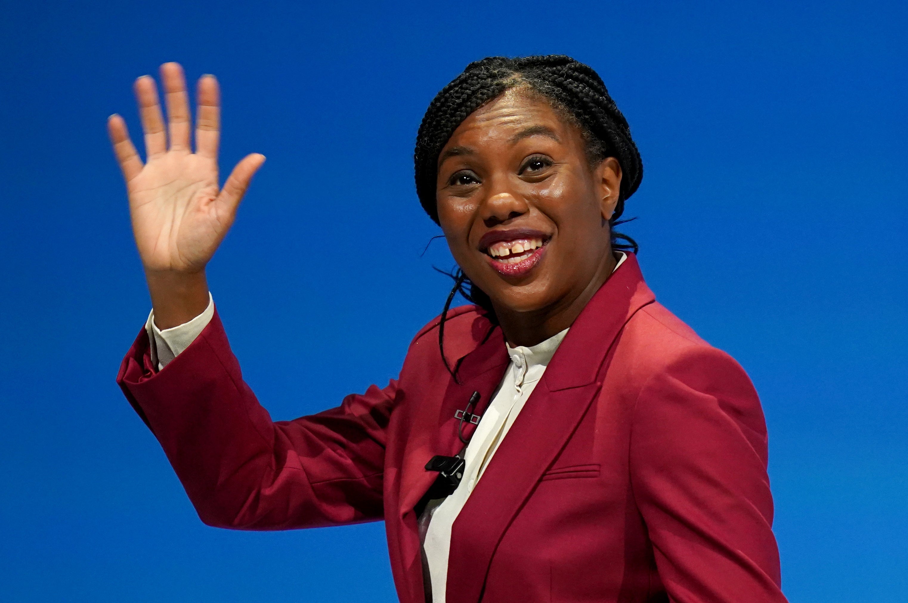 Former business secretary Kemi Badenoch topped the latest ballot of Tory MPs, securing 42 votes