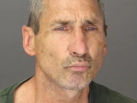 A mugshot showing Russell Frank Valleau, 61, the man accused of attacking a postal worker with a knife