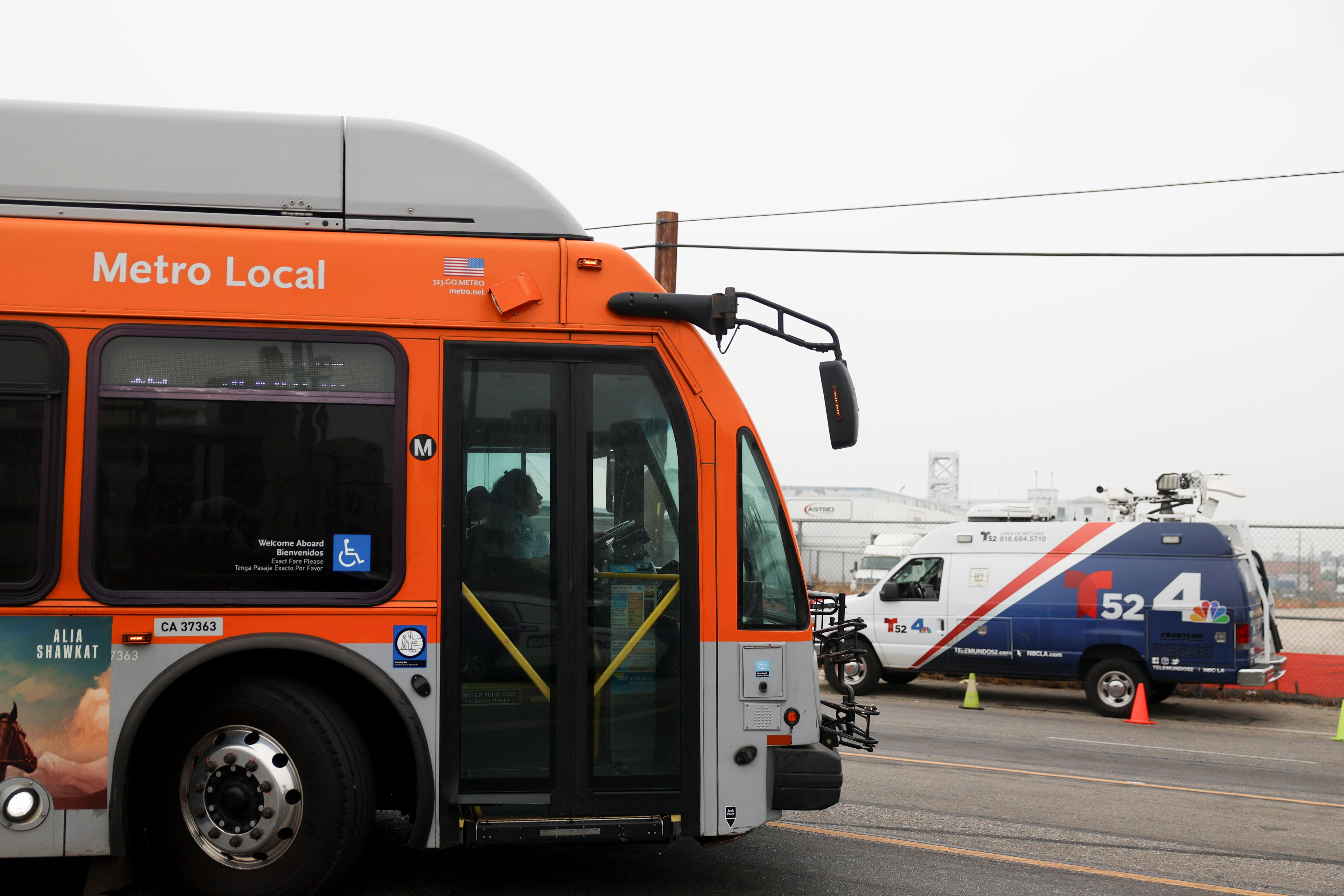 Los Angeles Bus Hijacked