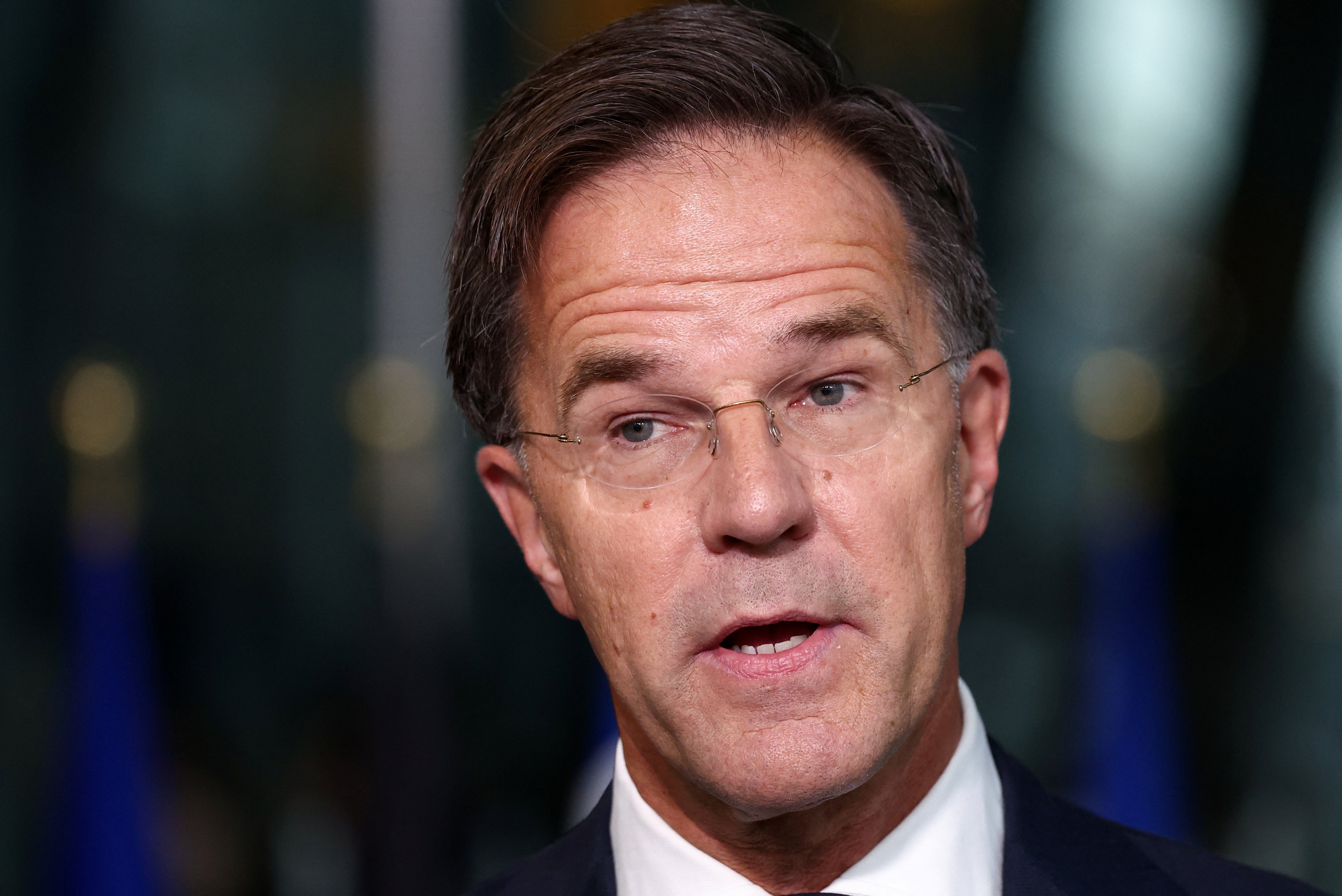 New Nato chief Mark Rutte said he was not worried about a potential second Trump presidency