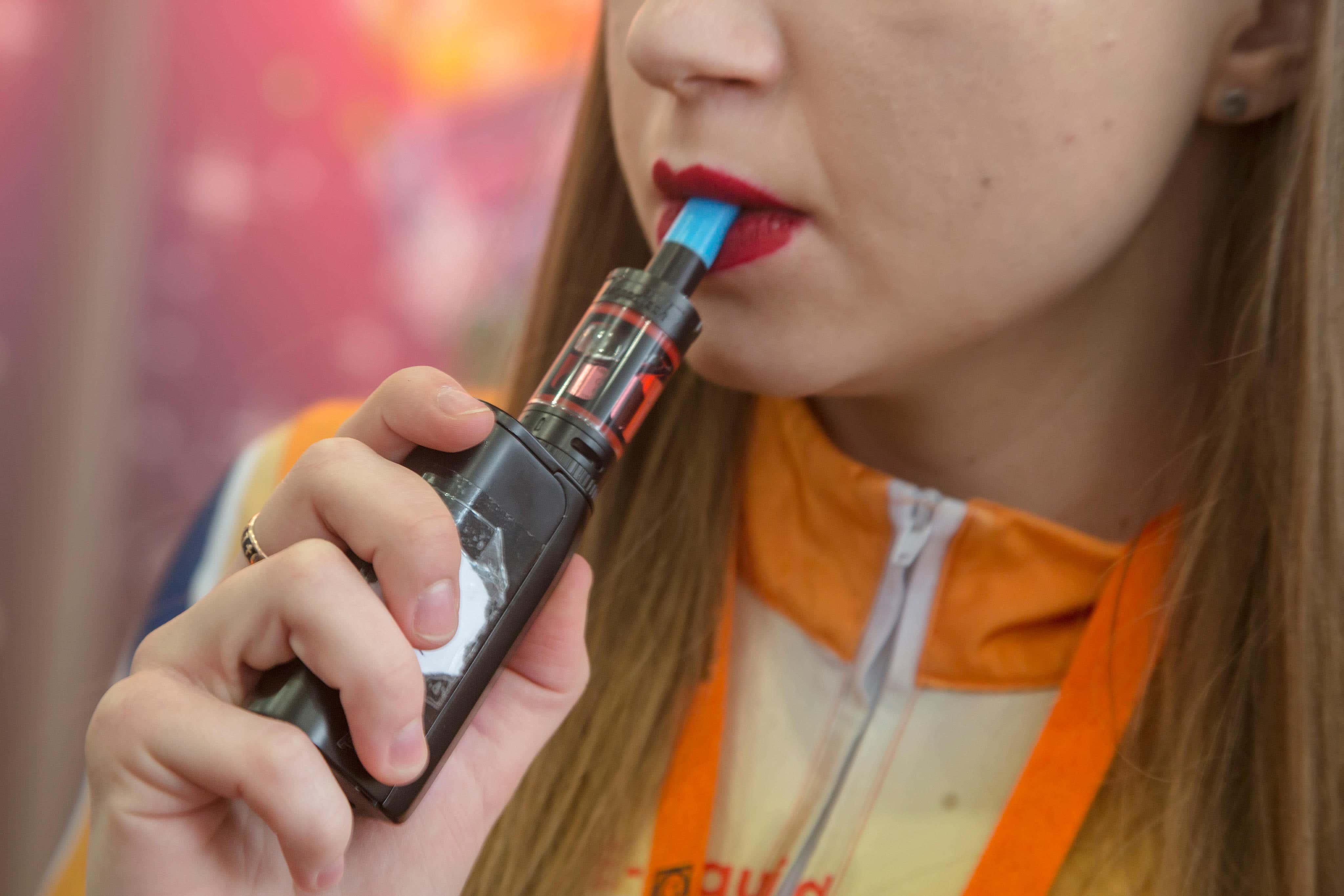 The proportion of women aged 16 to 24 in Great Britain who are daily e-cigarette users is at its highest level since current records began, new figures suggest (Alamy/PA)