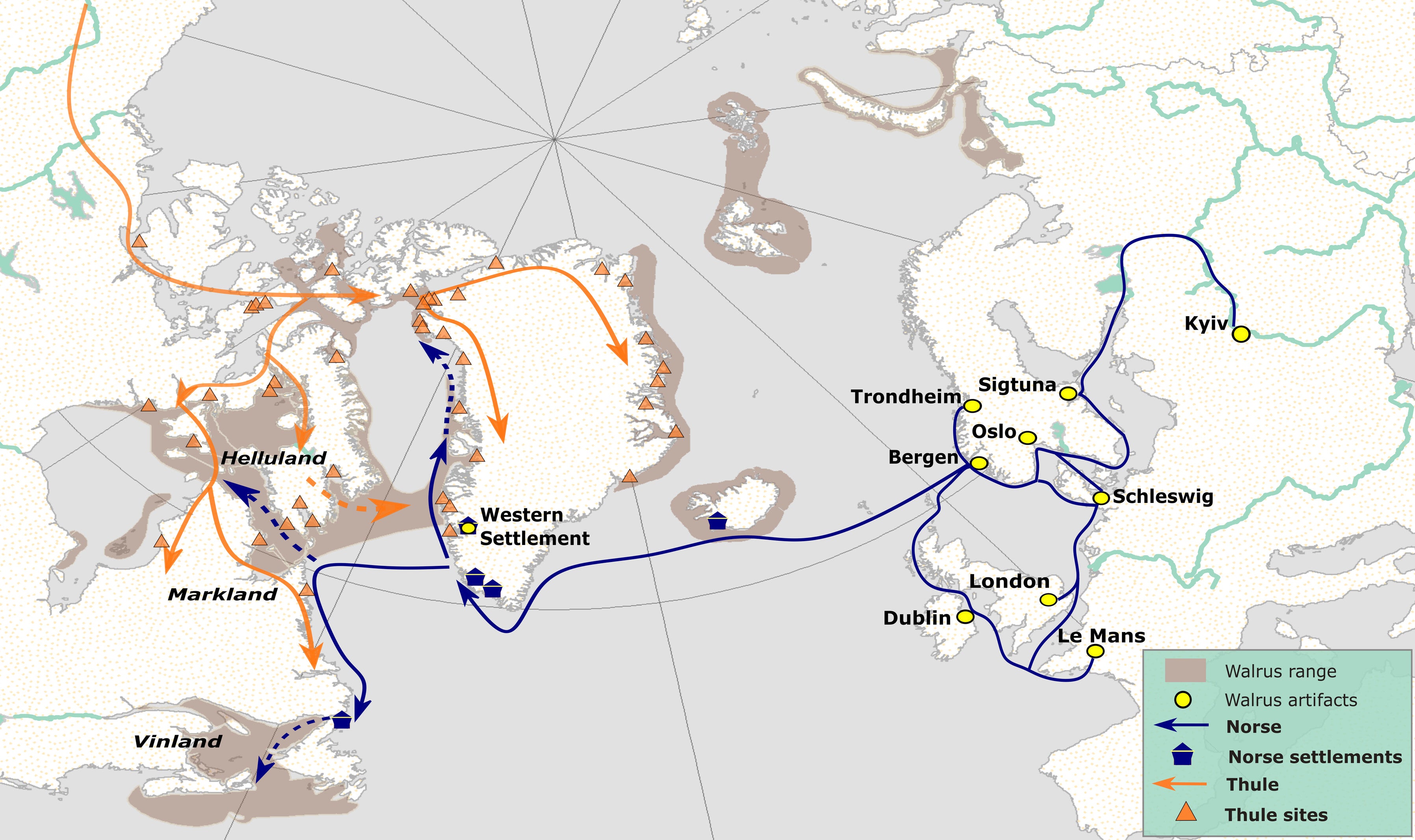 Schematic reconstruction of Arctic Ivory Road