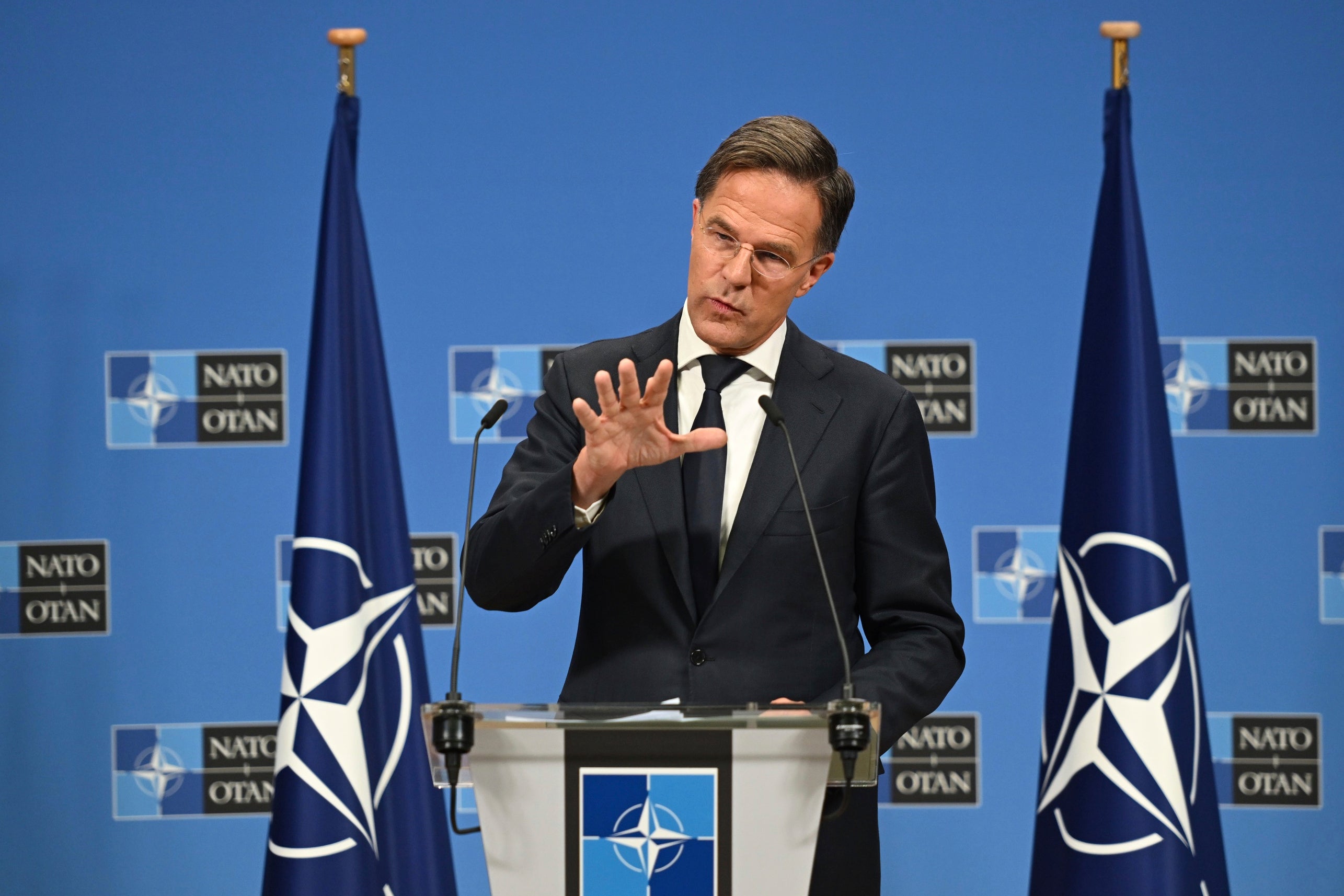 It comes after new Nato chief Mark Rutte vowed to strengthen Western support for war-ravaged Ukraine