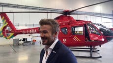 David Beckham makes Prince William admission at air ambulance charity event