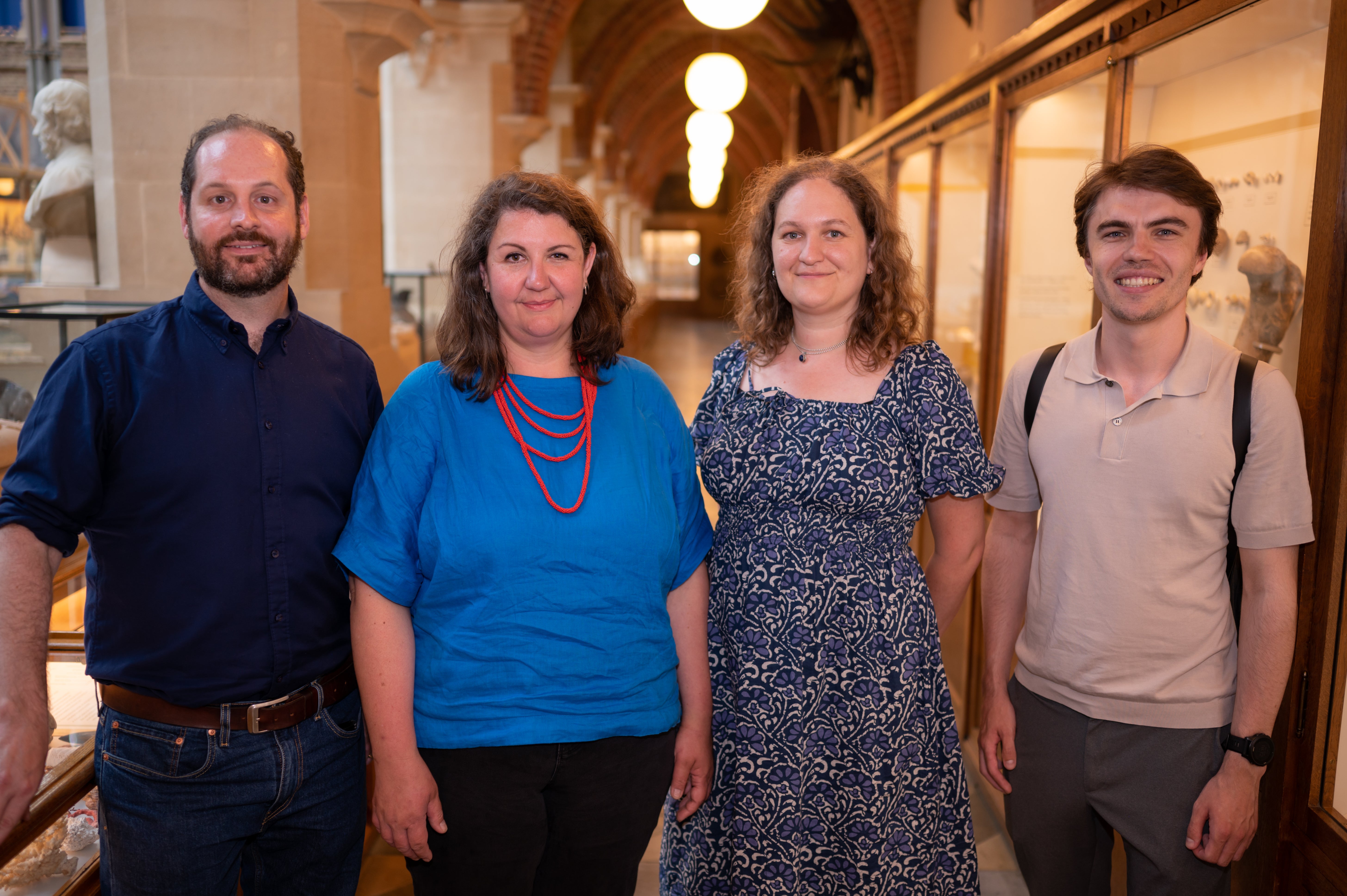 Queen’s University Belfas: (left to right) Professor Jonathan Lanman from Queen’s University Belfast, Dr Lois Lee from the University of Kent, Dr Aiyana Willard from Brunel University London, and Dr Connair Russell from Queen’s University Belfast