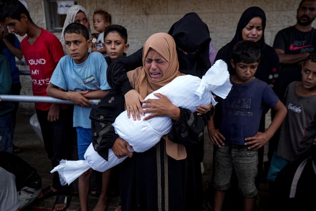 <p>Tens of thousands have been killed inside Gaza following Israel’s siege of the strip</p>