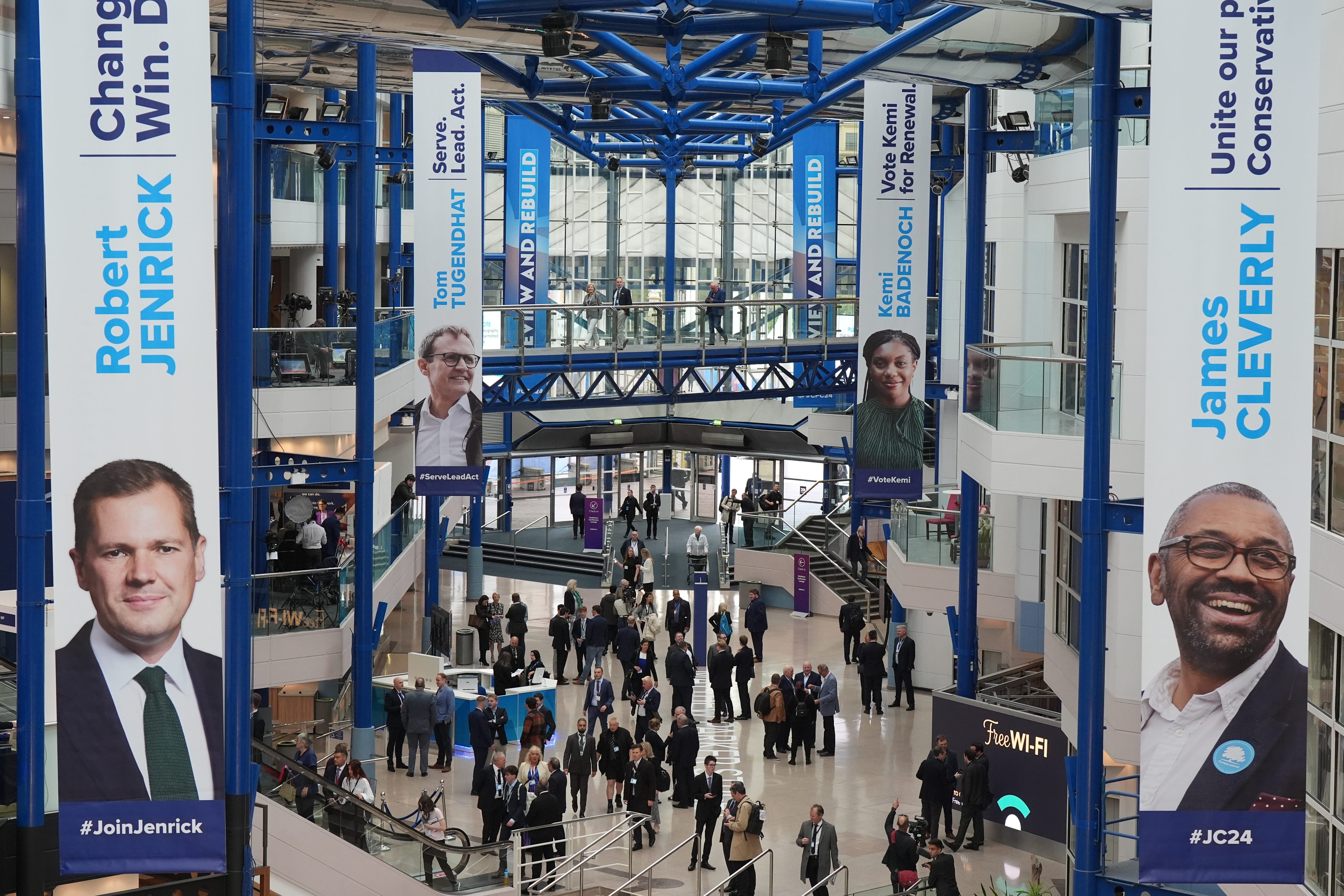 The International Convention Centre in Birmingham ahead of the Conservative Party Conference (PA)