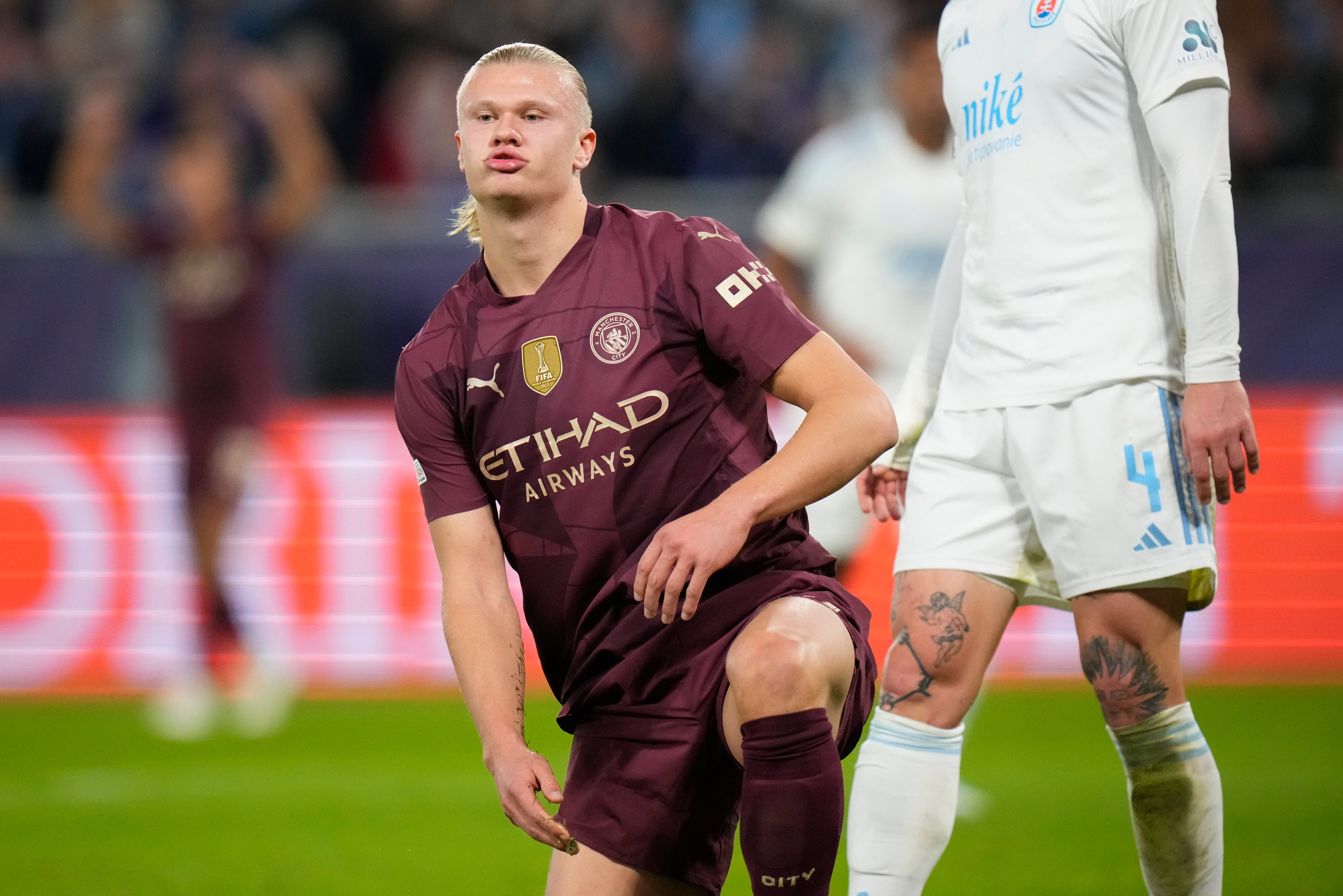 Pep Guardiola admits he needs to manage Erling Haaland carefully