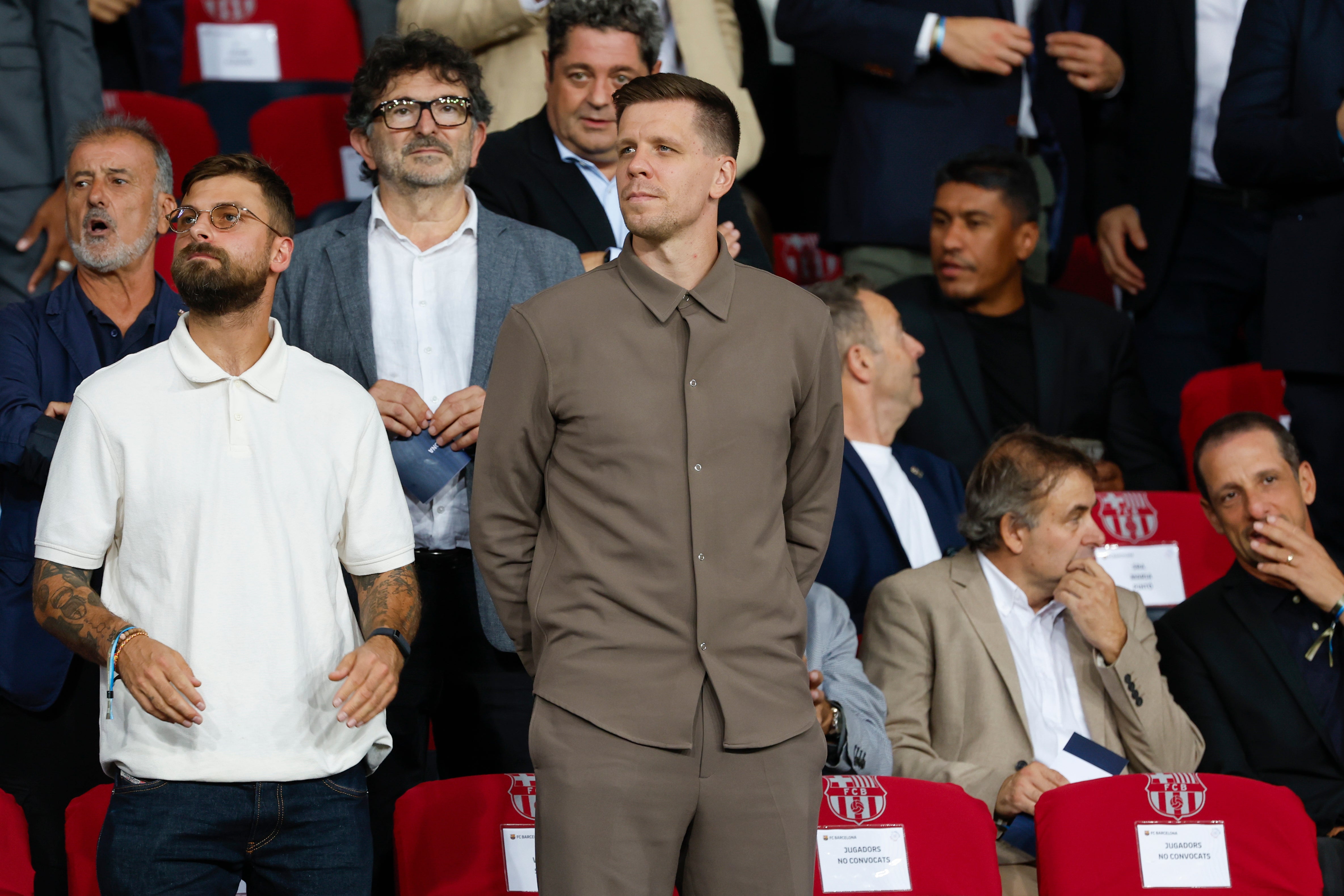 Wojciech Szczesny attended Barcelona’s Champions League win over Young Boys