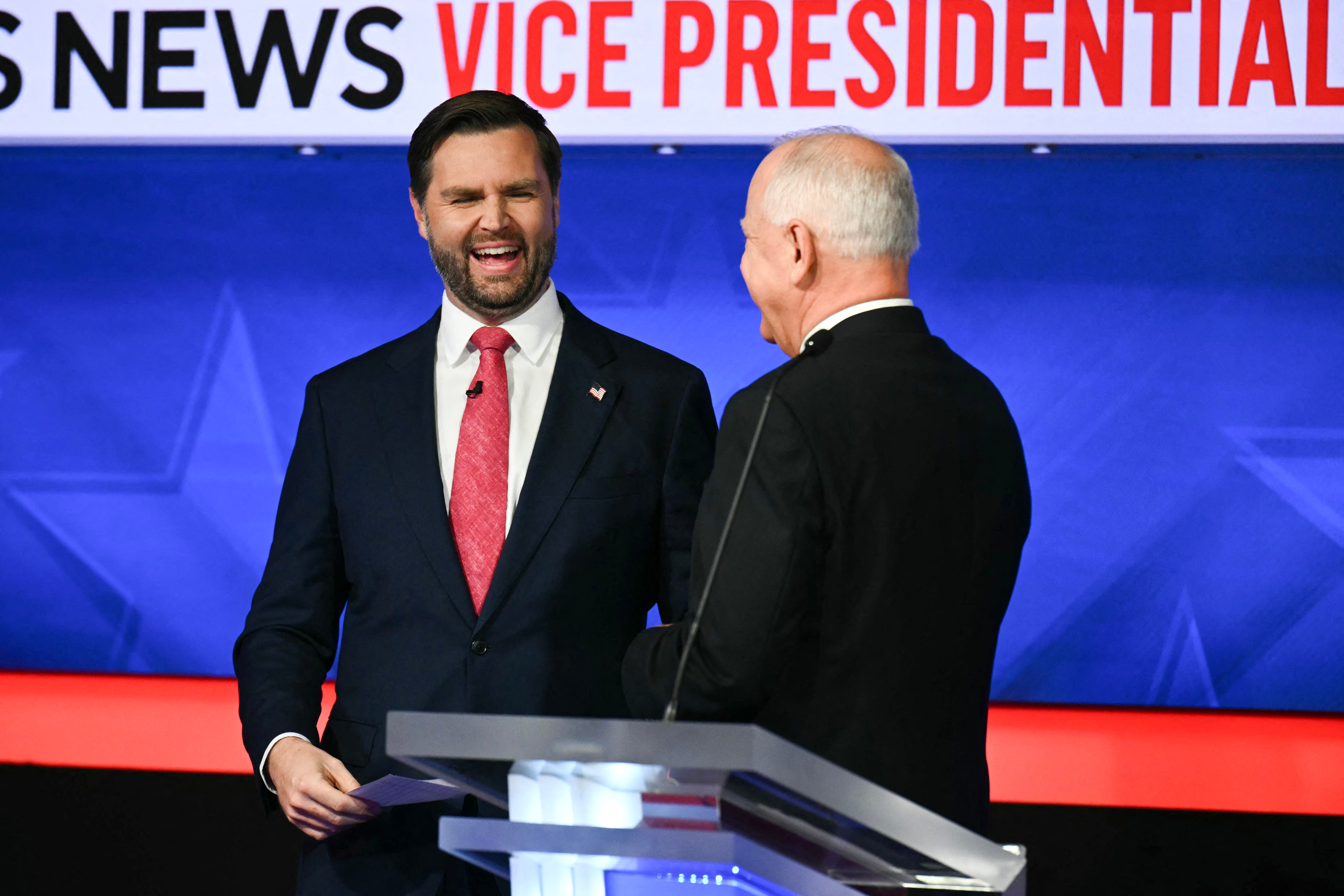 It was a cordial affair between Vance and Walz on the debate stage