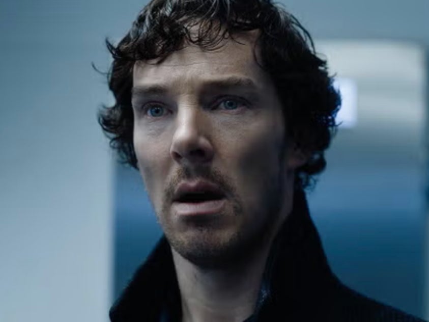 Cumberbatch in ‘Sherlock’