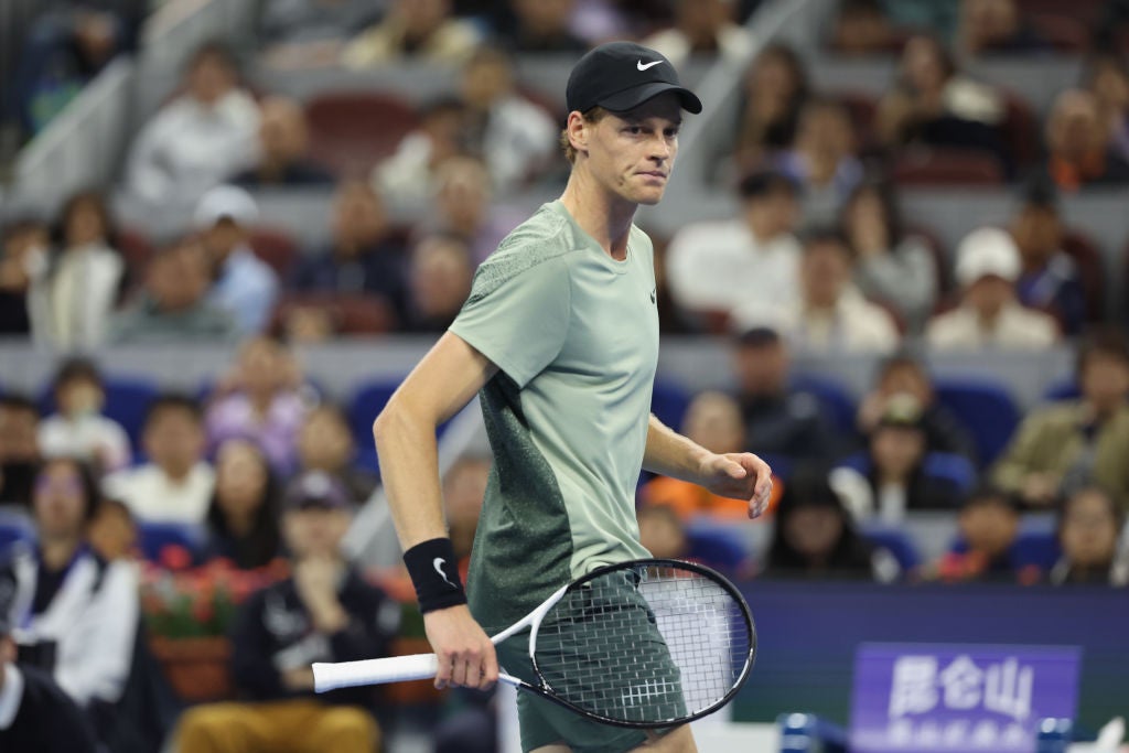 Jannik Sinner at the China Open