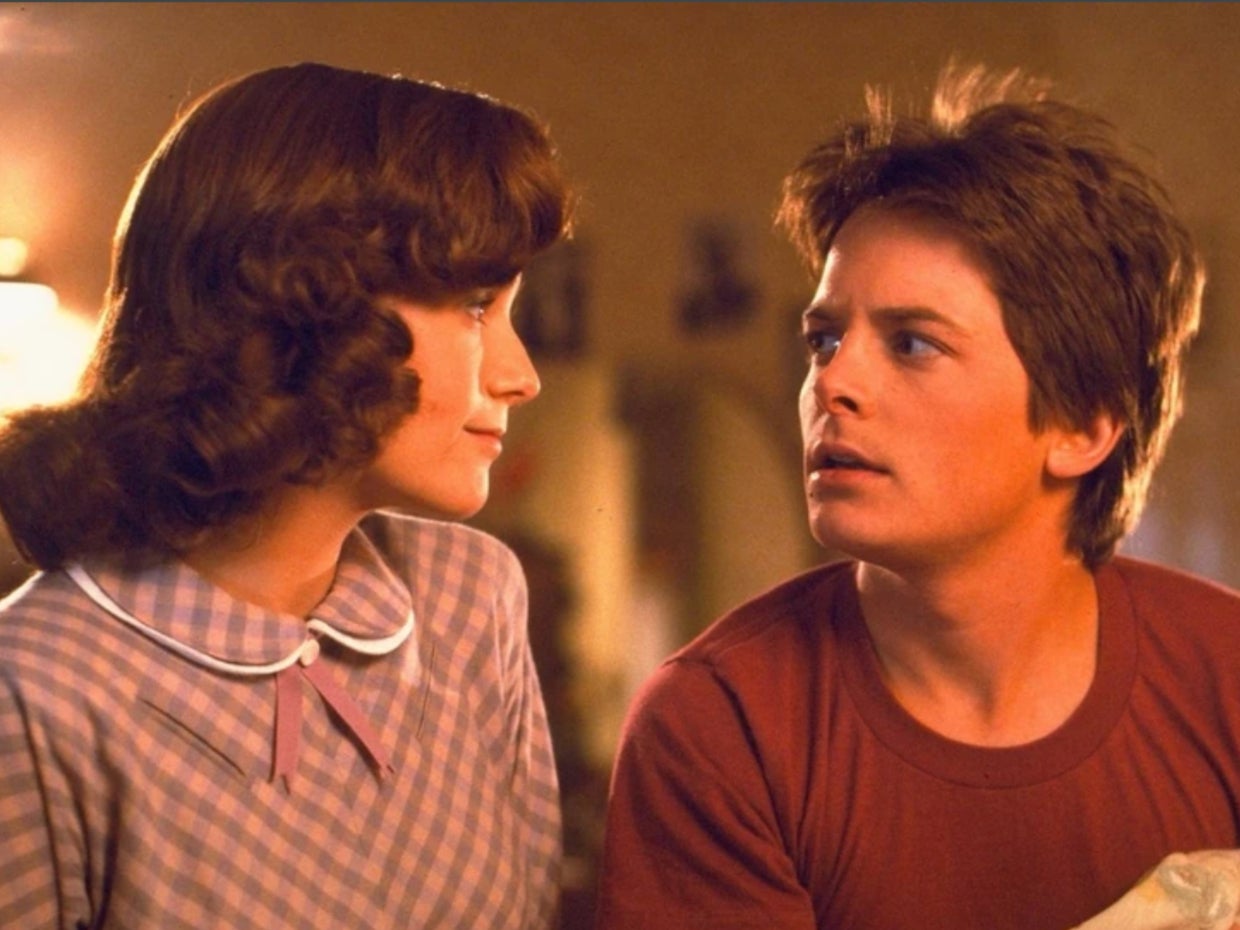 Lea Thompson and Michael J Fox in ‘Back to the Future’