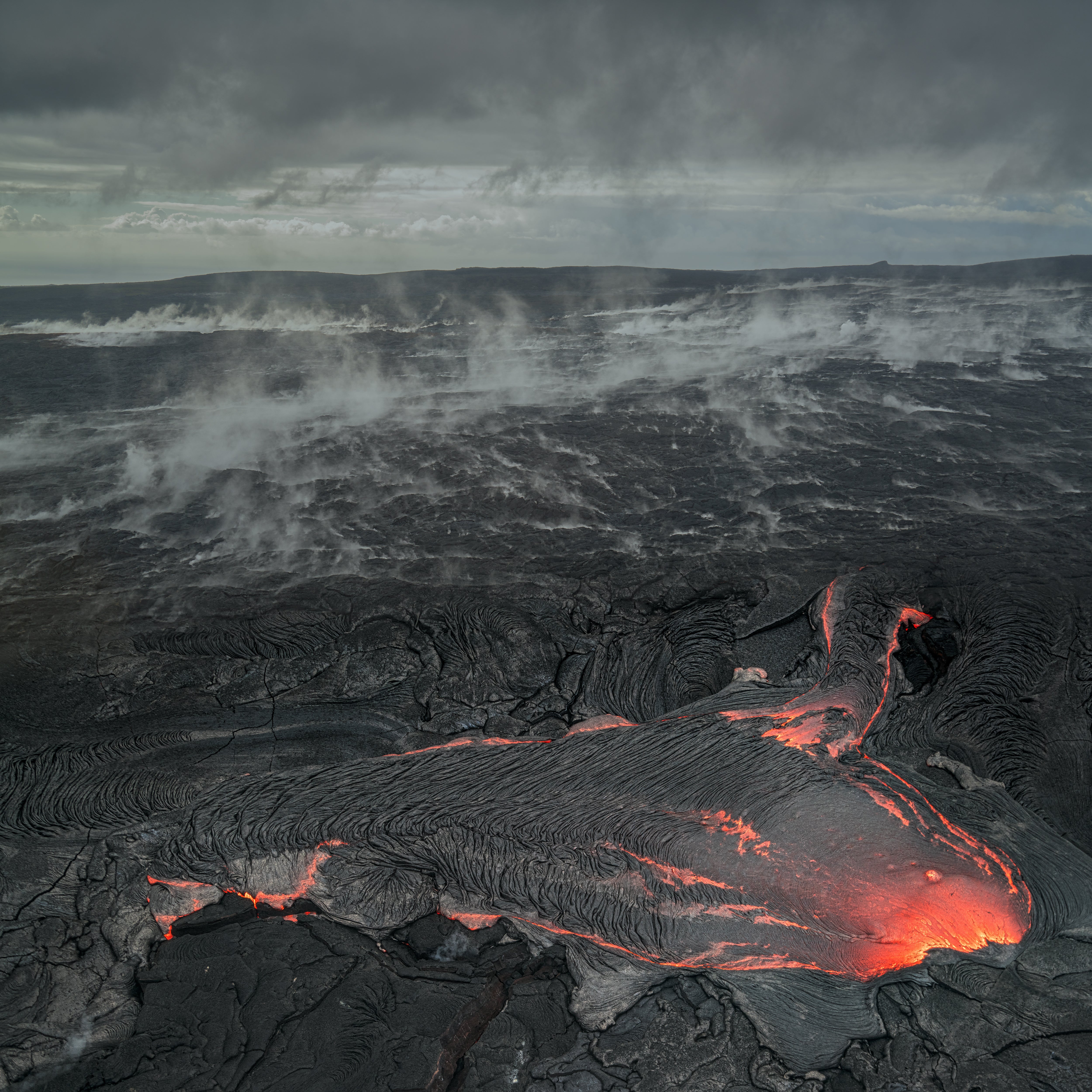 Volcano National Park on the island of Hawaii