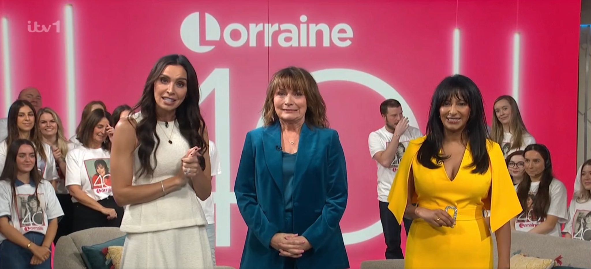 Christine Lampard, Lorraine Kelly and Ranvir Singh hosting ‘Lorraine’