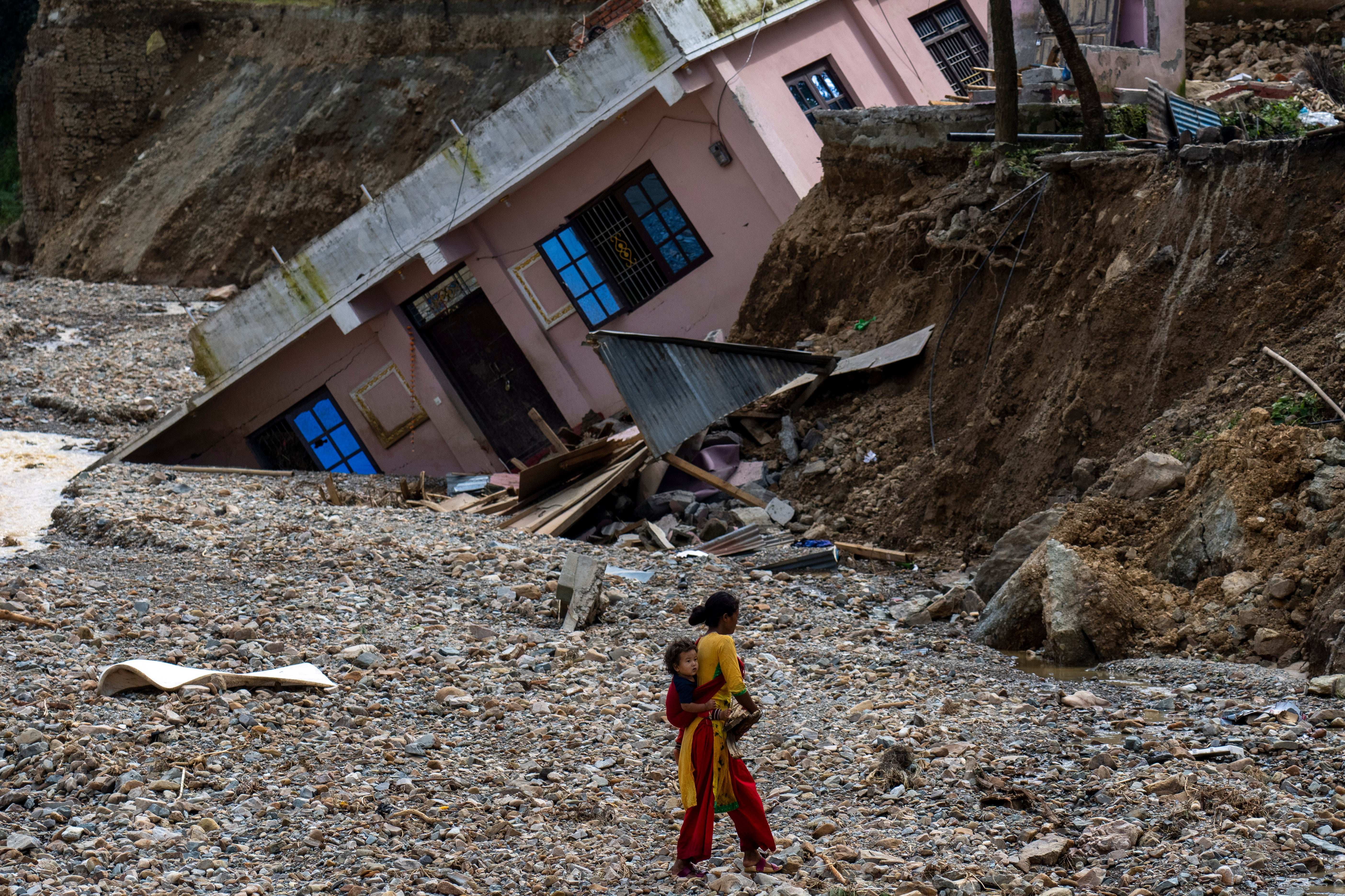 APTOPIX Nepal Floods Aftermath Photo Gallery