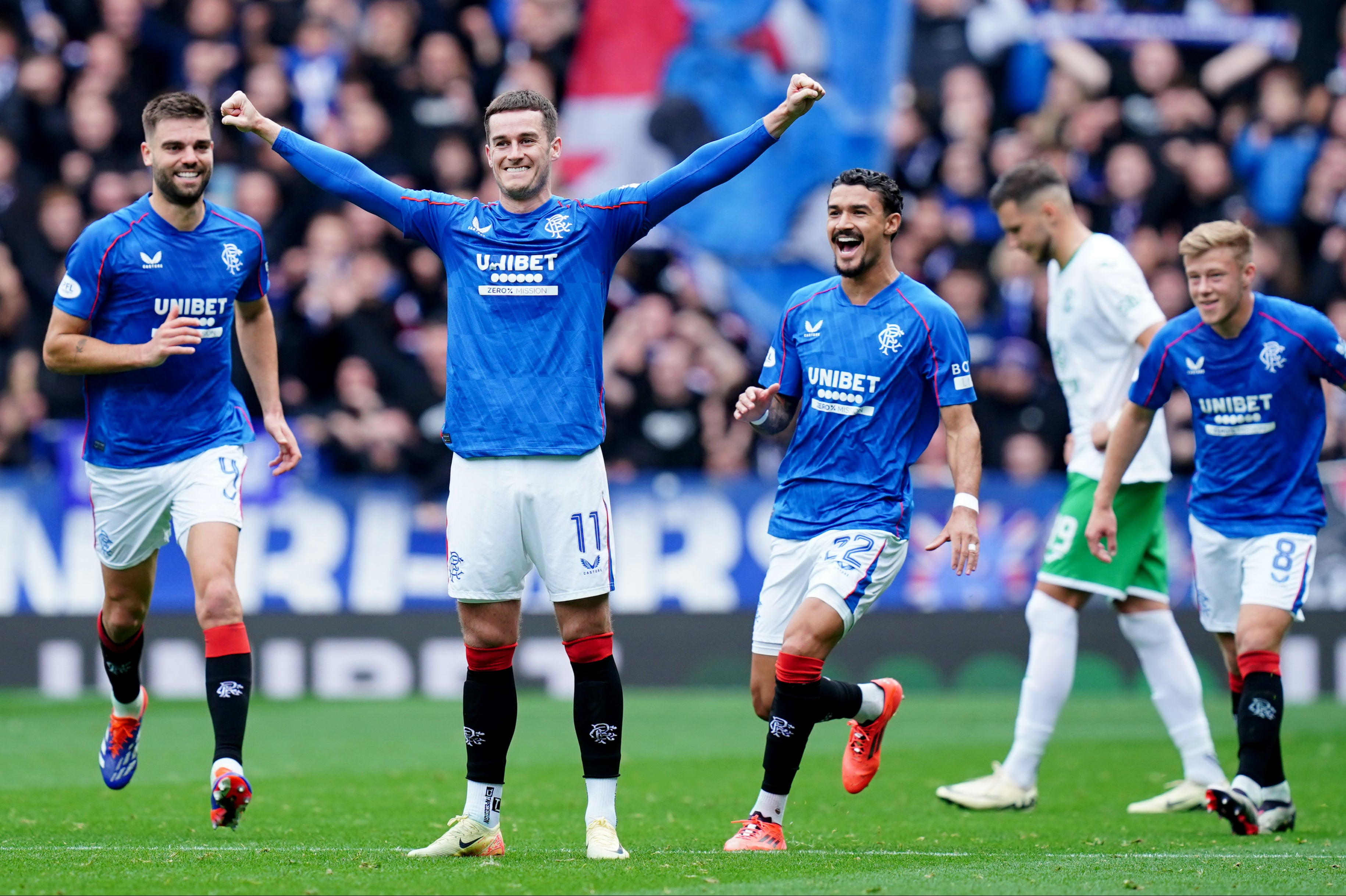 In-form Rangers will face French side Lyon in the Europa League on Thursday evening