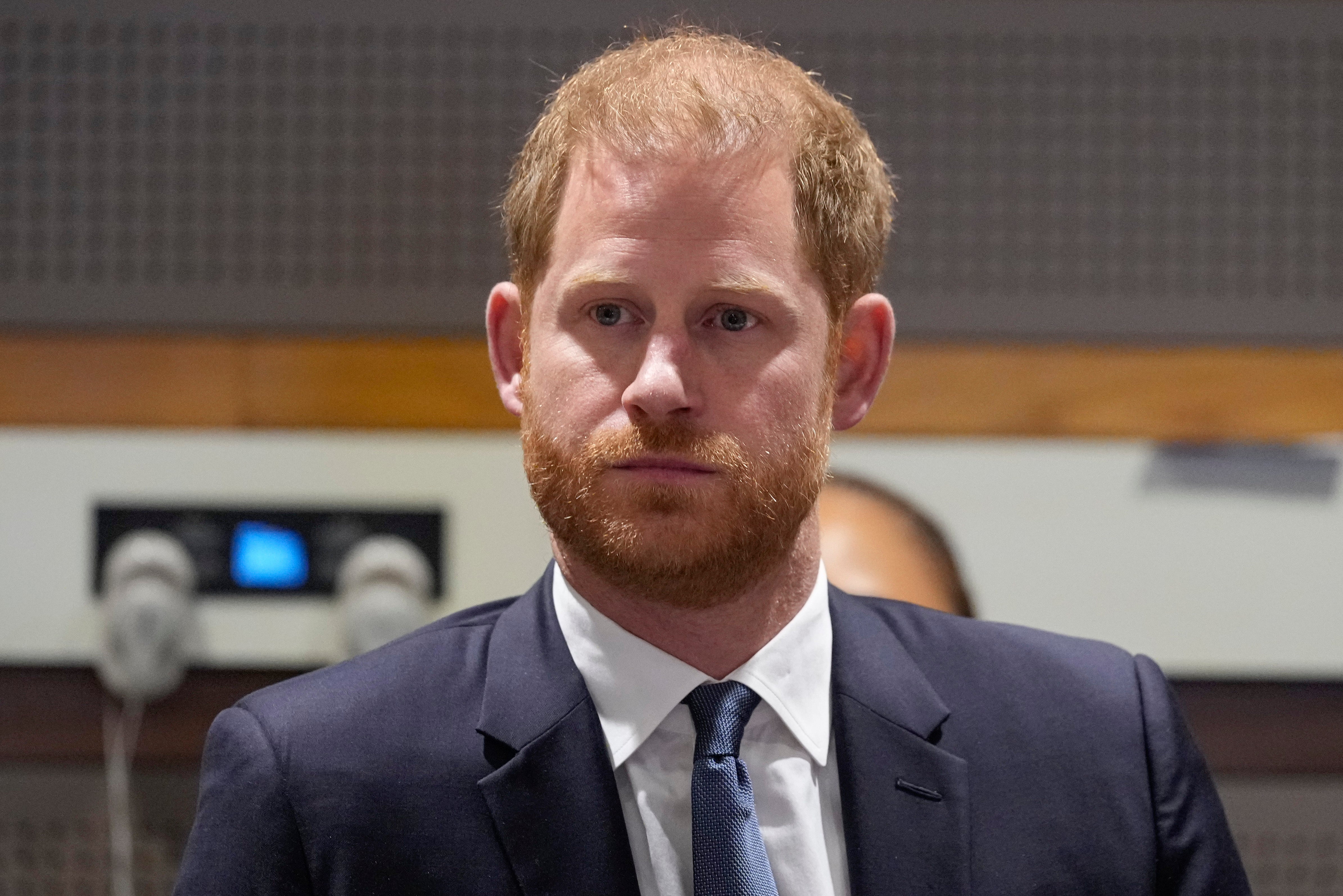 Prince Harry speaks during a high level event sponsored by Lesotho at U.N. headquarters, Tuesday, Sept. 24