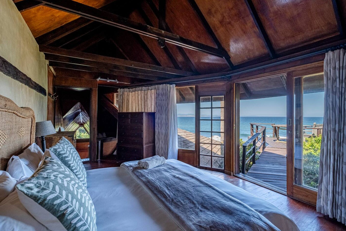 A J-Bay trip is made even better with a decking area allowing access to the beach