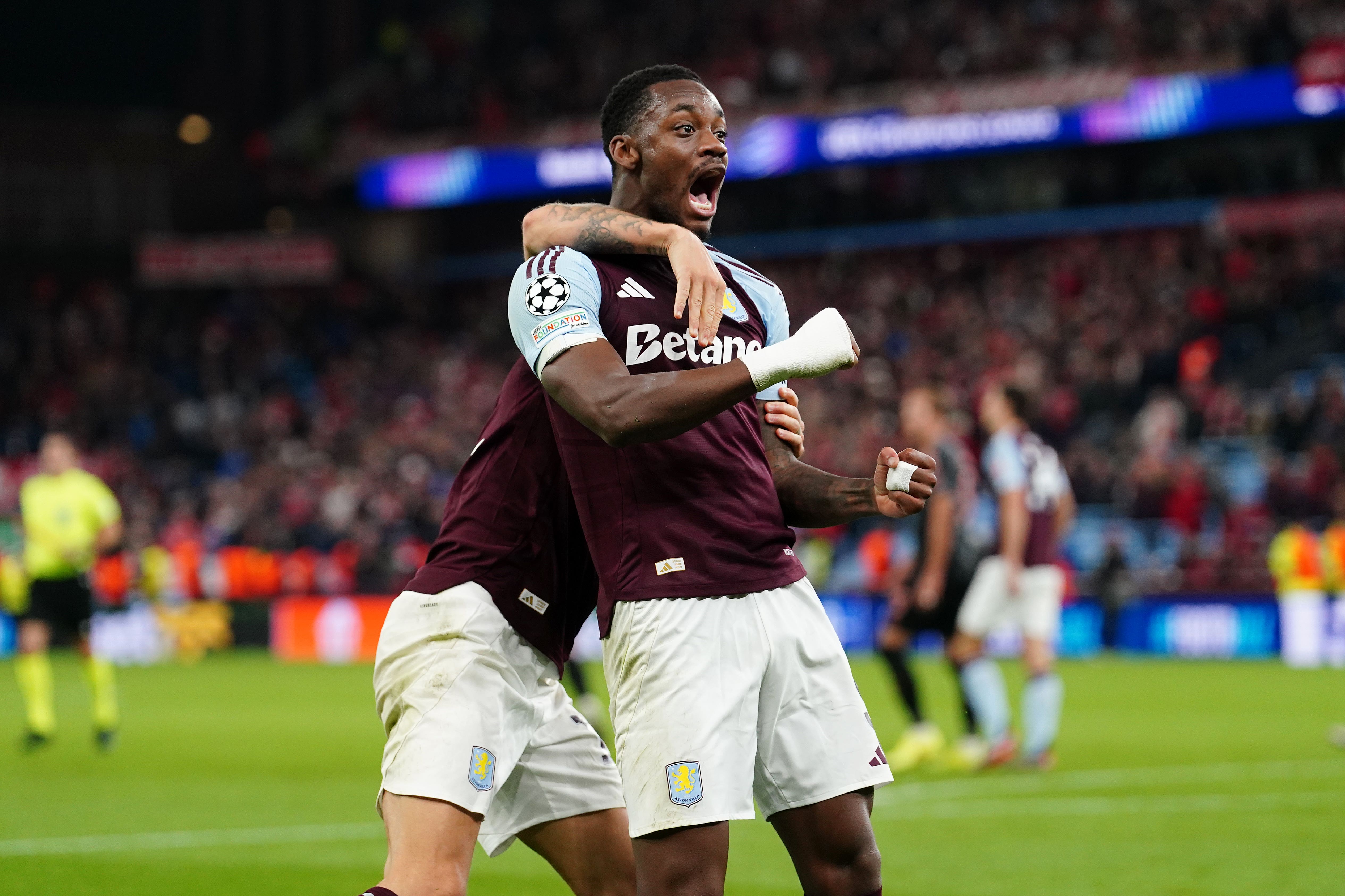 Jhon Duran fired Aston Villa to a famous victory in their last Champions League outing