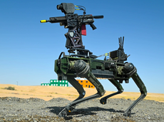 US Army testing roll out of gun-mounted robot dogs in Middle East