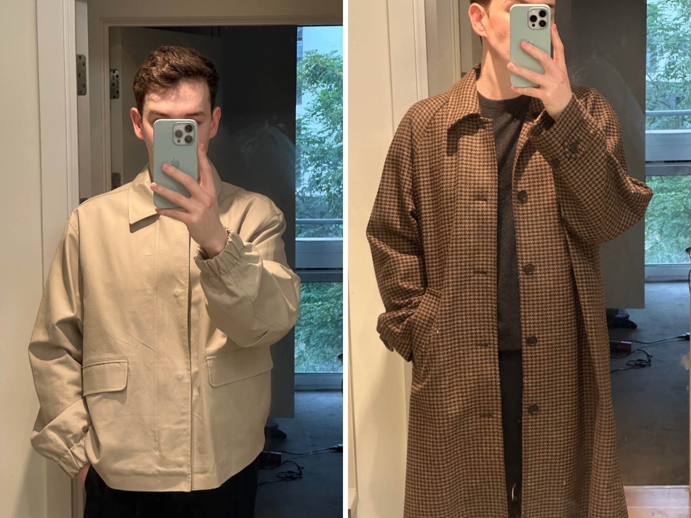 Some of the coats we tested