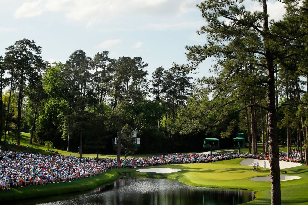 Augusta National was hit by Hurricane Helene last week