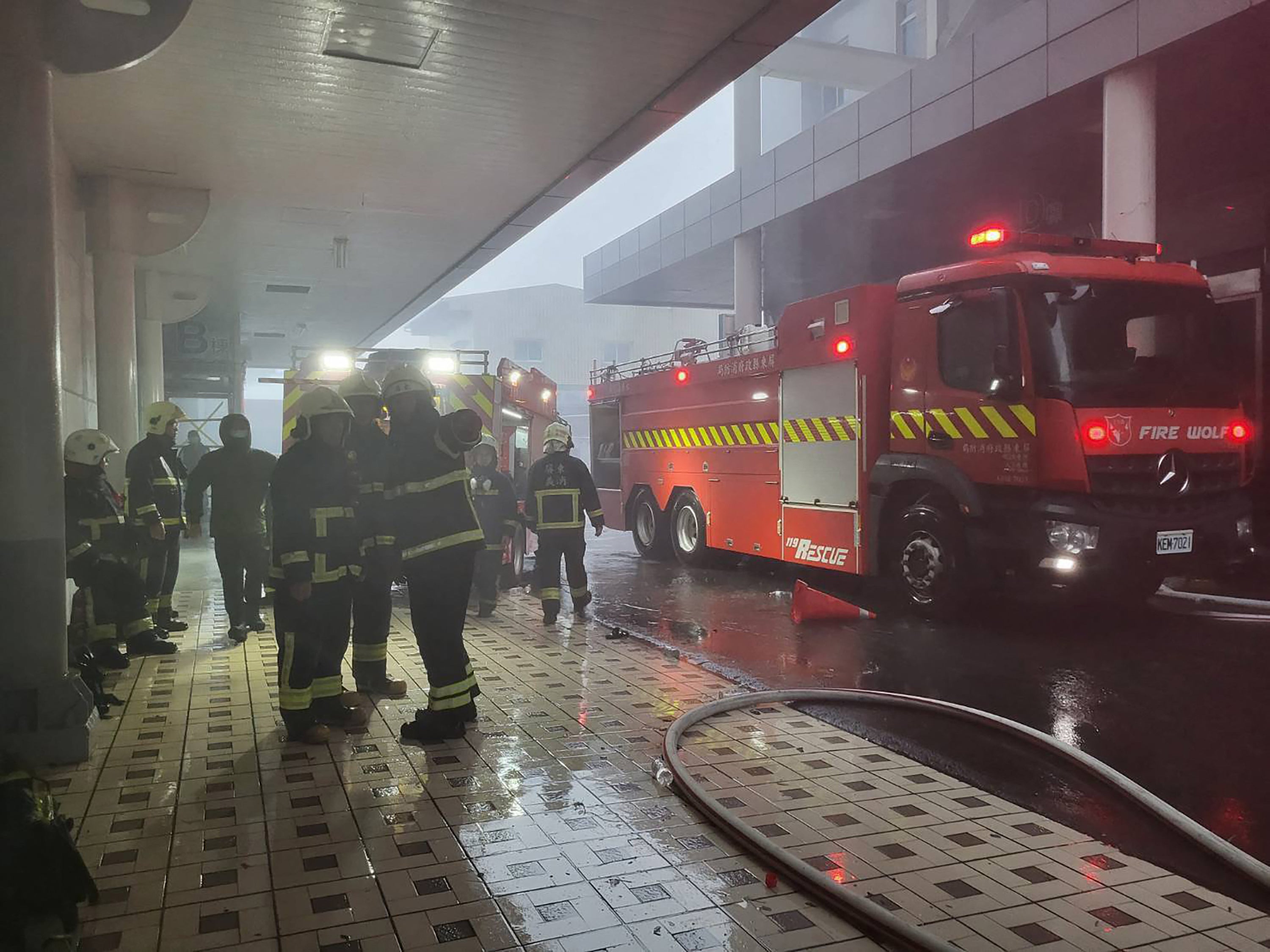 Taiwan hospital fire