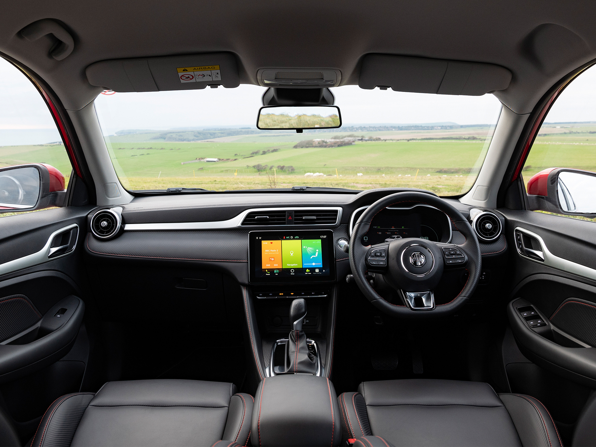 Inside, the MG ZS EV features a 10.1in touchscreen