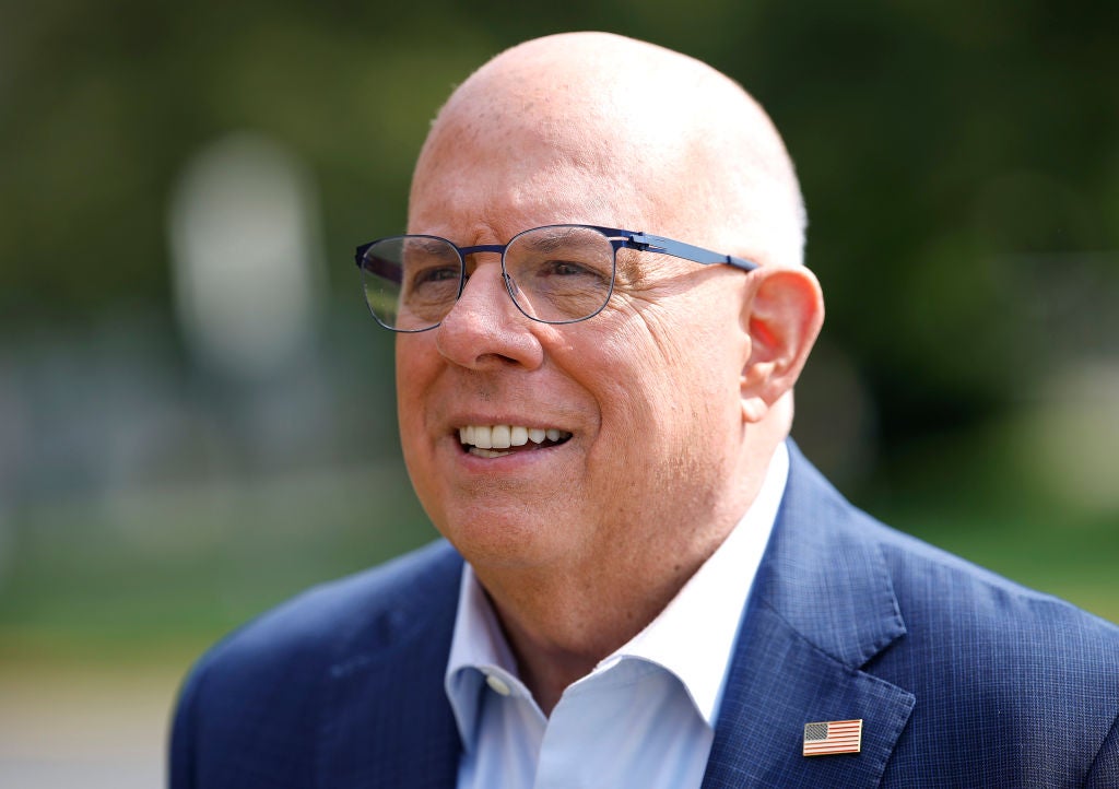 Larry Hogan is making a pitch to Maryland’s Democratic voters, who supported him twice for office. But will voting for GOP control of the Senate be too hard of a pill for them to swallow?