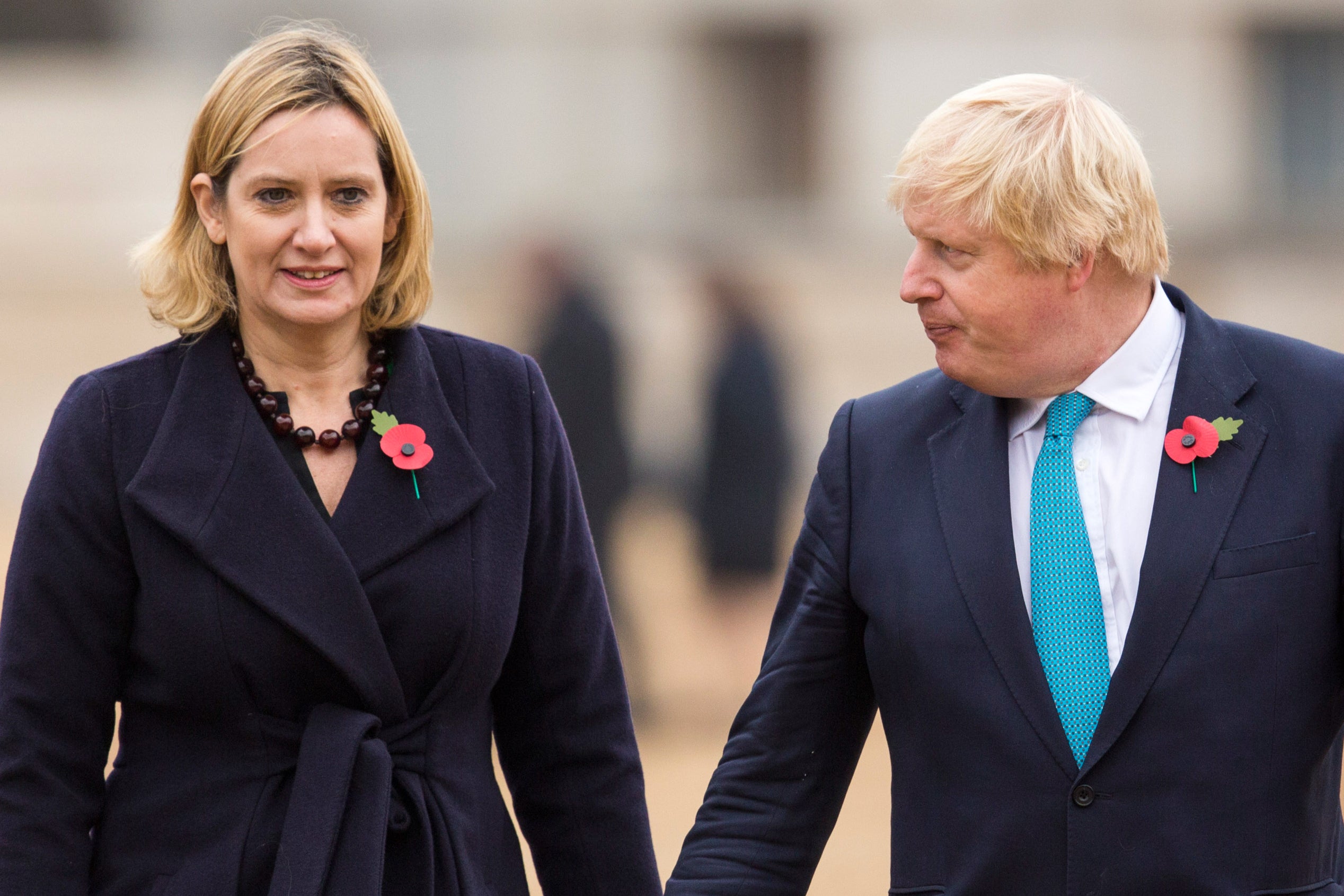 Amber Rudd served in Boris Johnson’s cabinet for two months