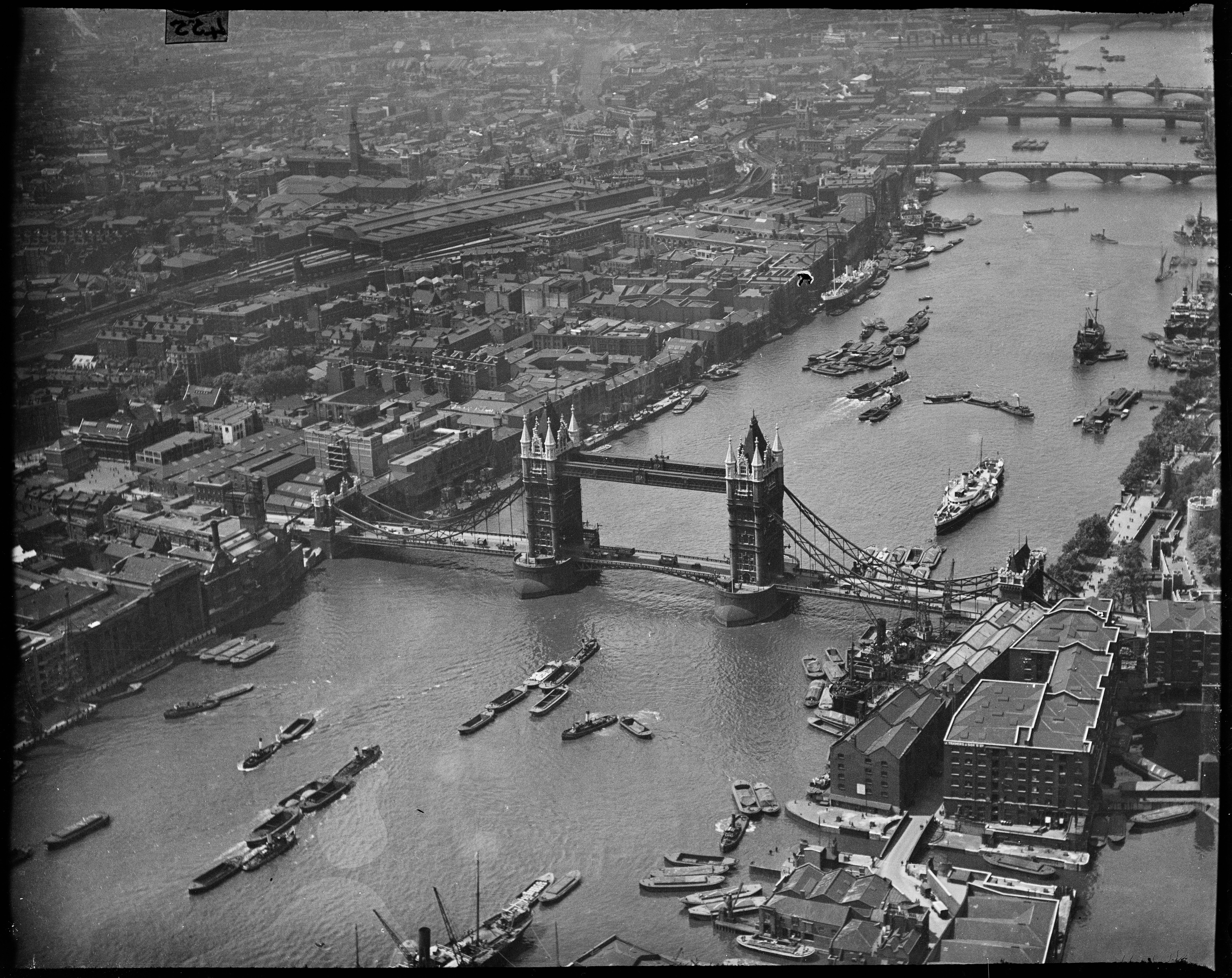 Tower Bridge, Greater London, circa 1930s.