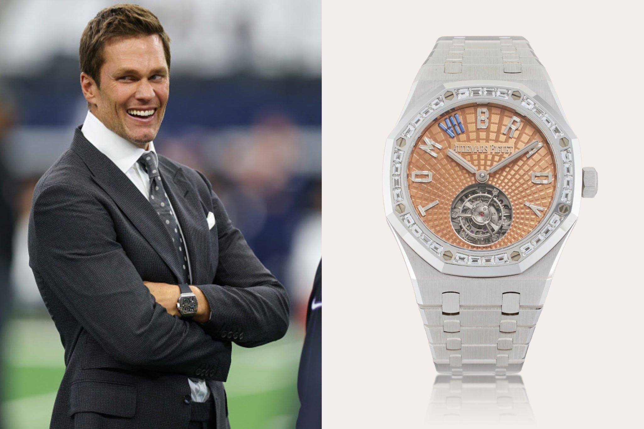 Brady’s custom watch is expected to sell anywhere between $400,000 and $800,000