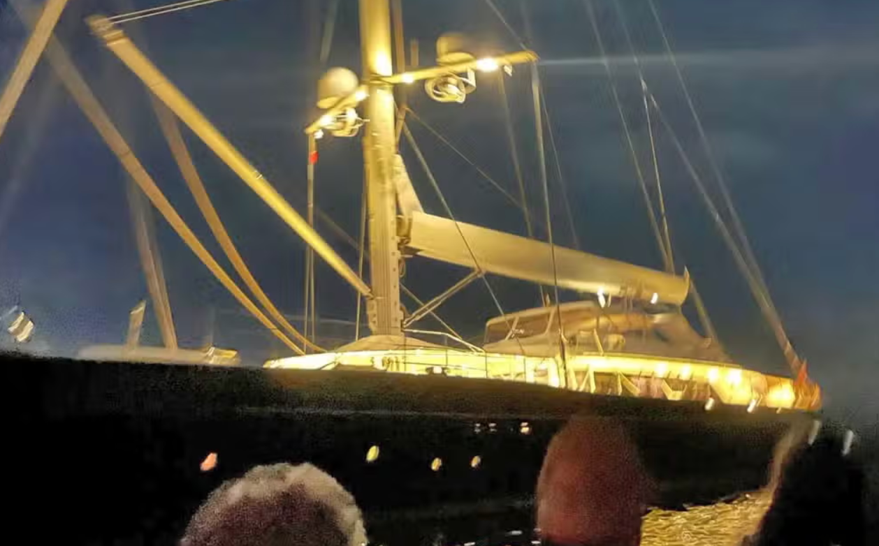 A chilling final picture of the Bayesian superyacht moments before it sank in Sicily reveals key clues on the sinking ahead of the inquests into the deaths of those who lost their lives in the tragedy