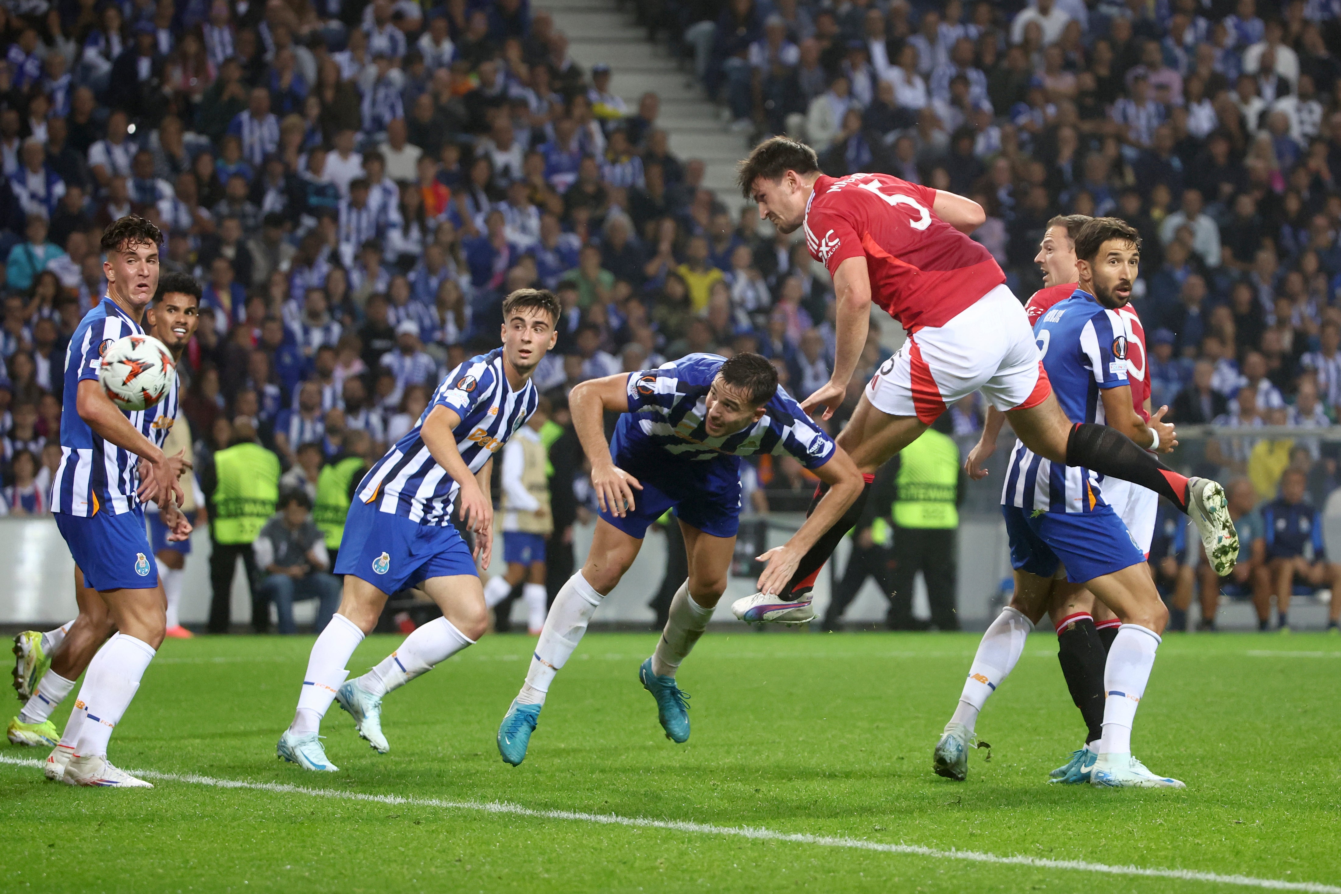 Harry Maguire earned the late point (Luis Vieira/AP)