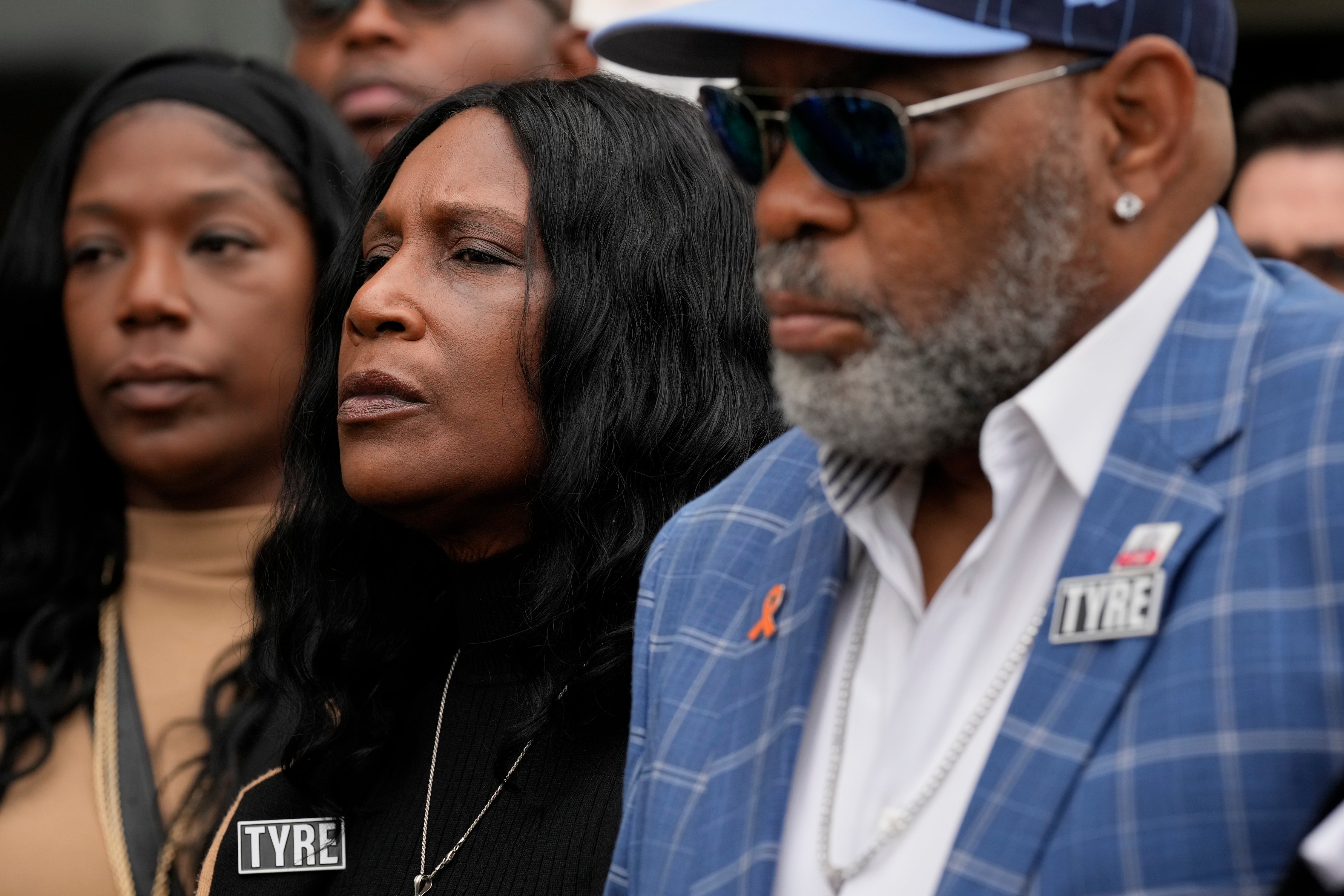 Tyre Nichols’ mother RowVaughn Wells and stepfather Rodney Wells attended court for the verdict on Thursday