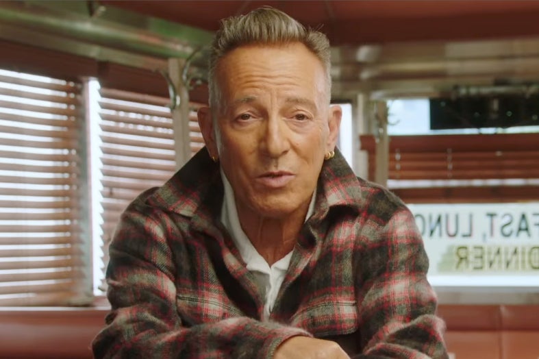Bruce Springsteen endorsing Kamala Harris on Instagram