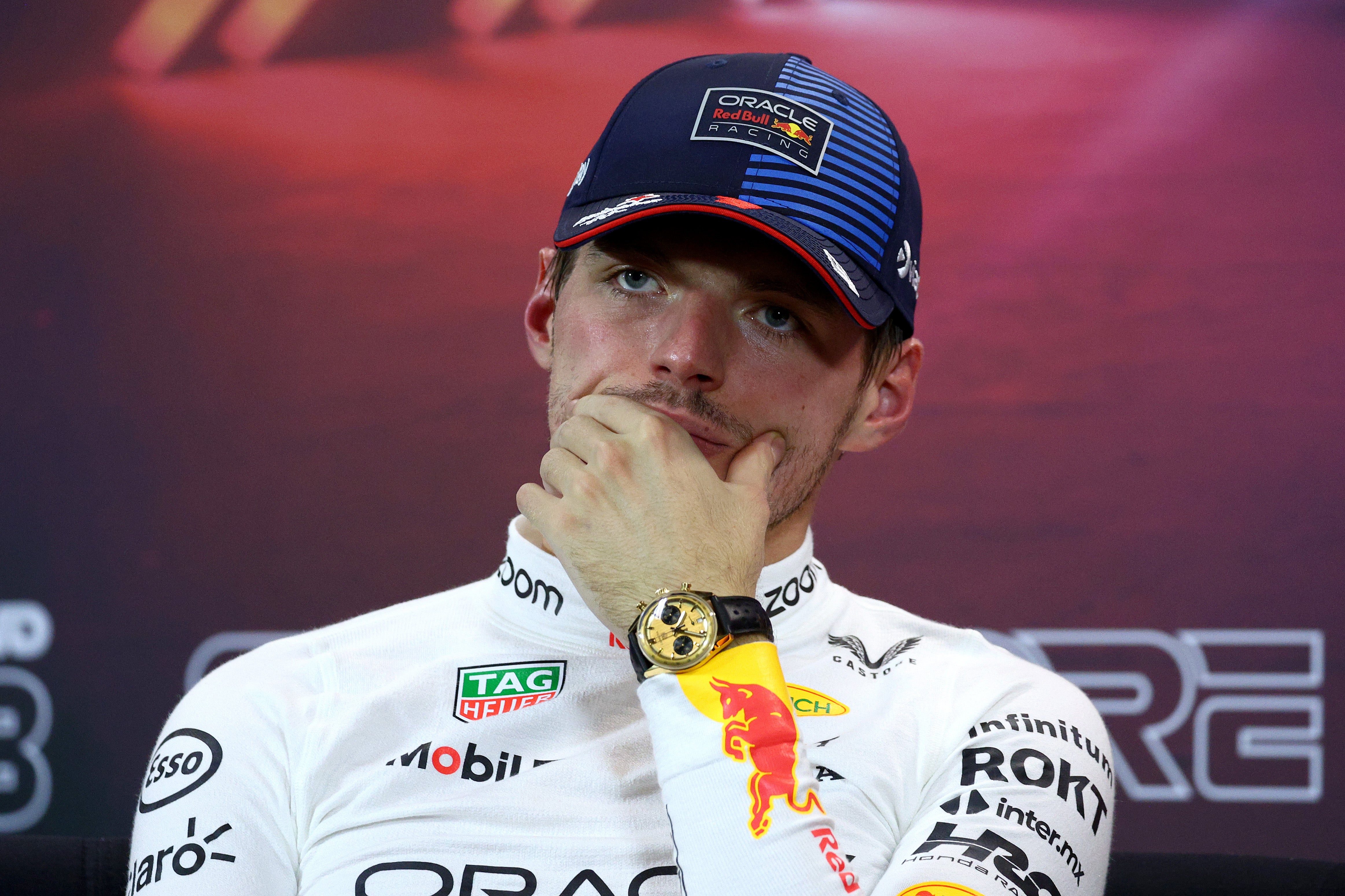 Max Verstappen was punished for swearing in Singapore