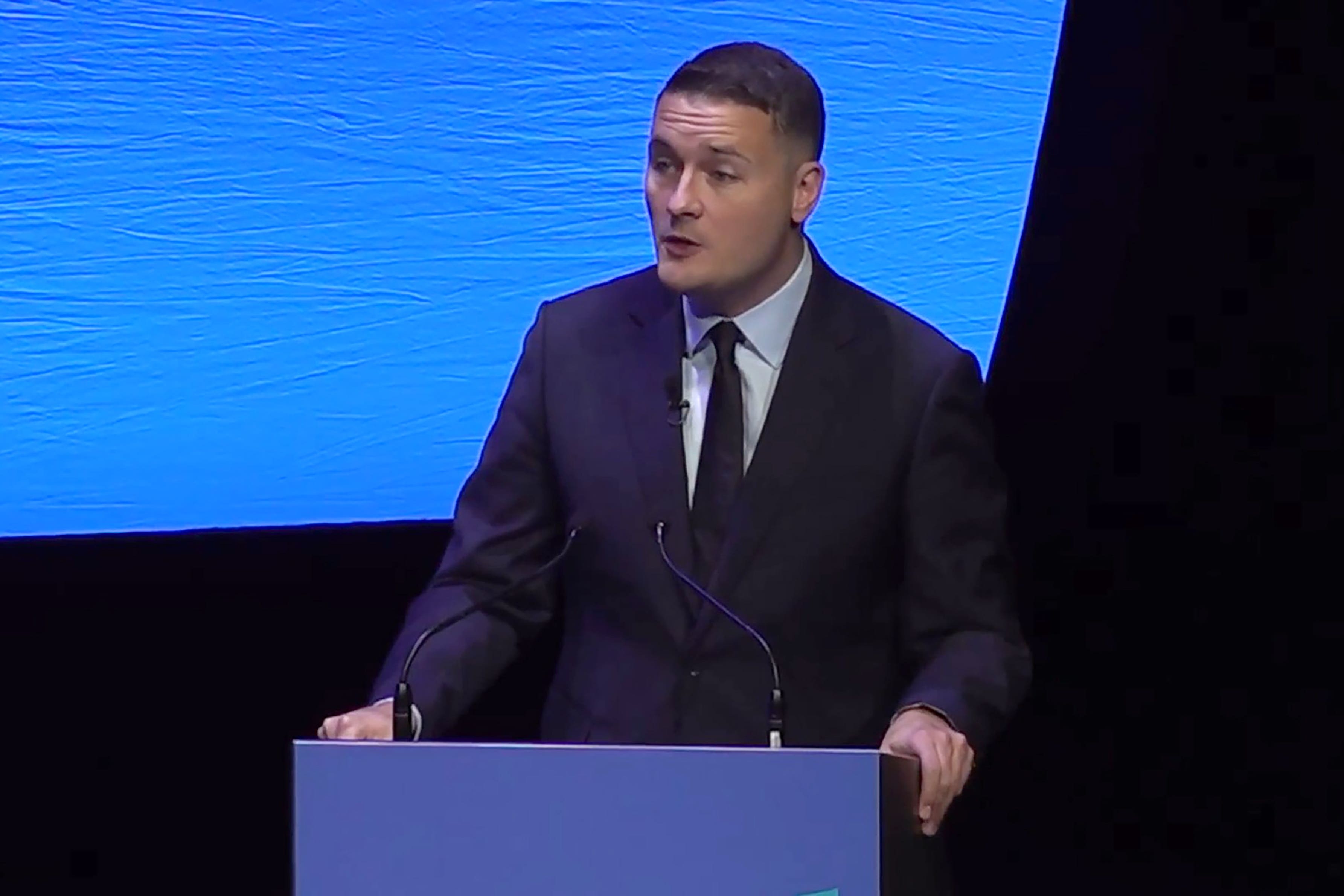 Health Secretary Wes Streeting was addressing family doctors at the Royal College of GPs annual conference in Liverpool on Friday (PA)