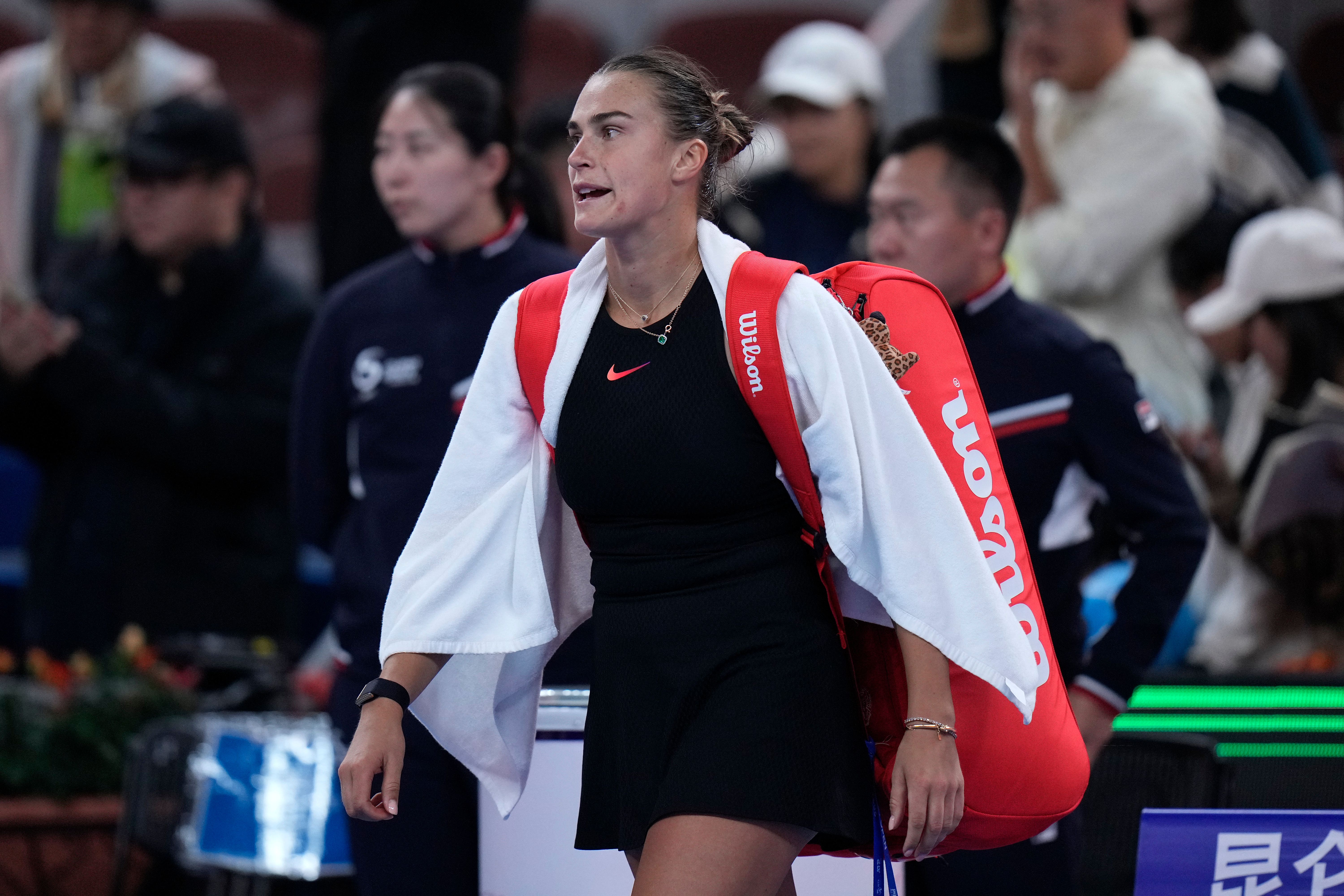 Aryna Sabalenka suffered a rare defeat