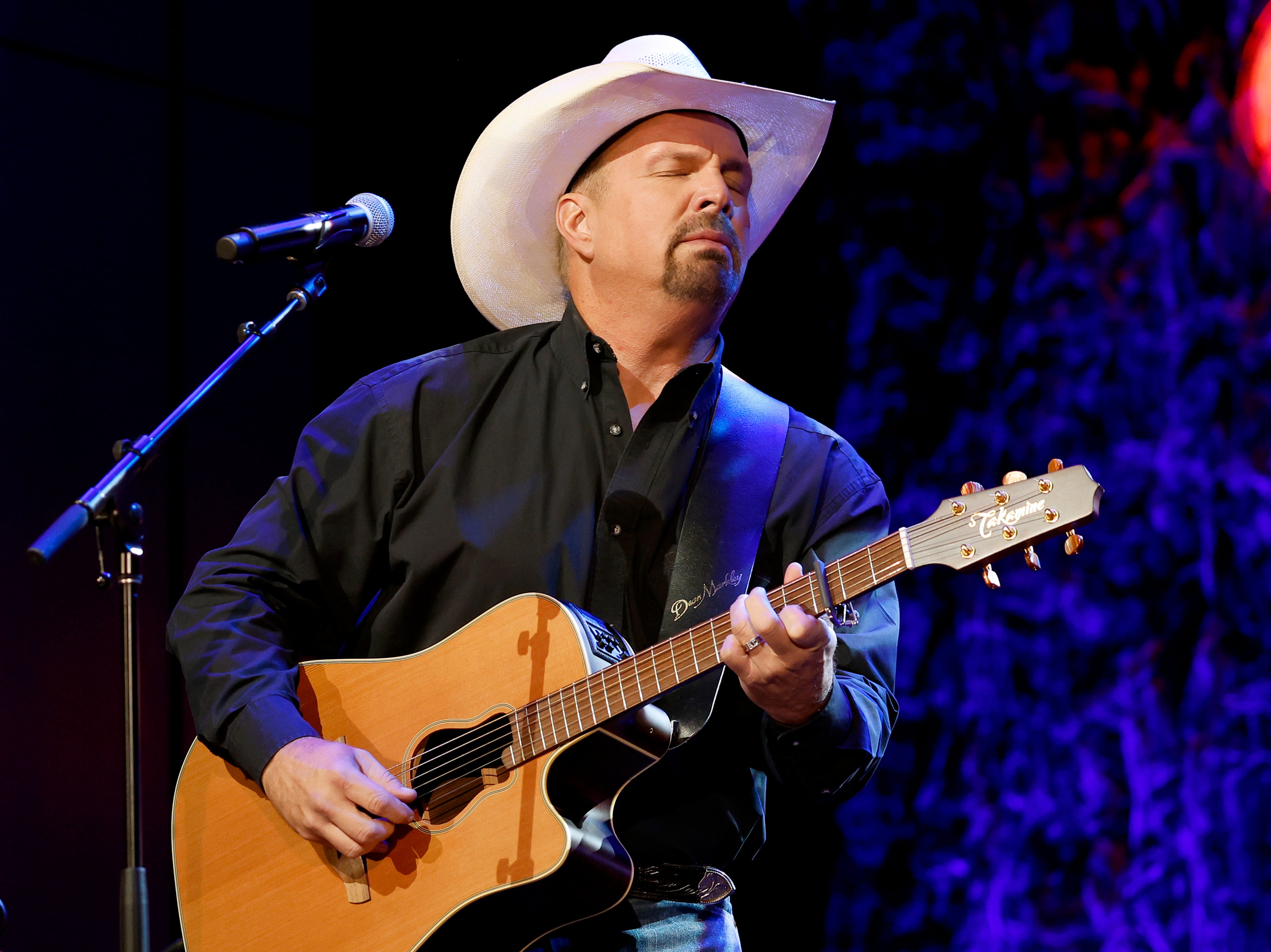 Garth Brooks performs in 2022. Brooks has denied the rape allegations brought against him in the lawsuit