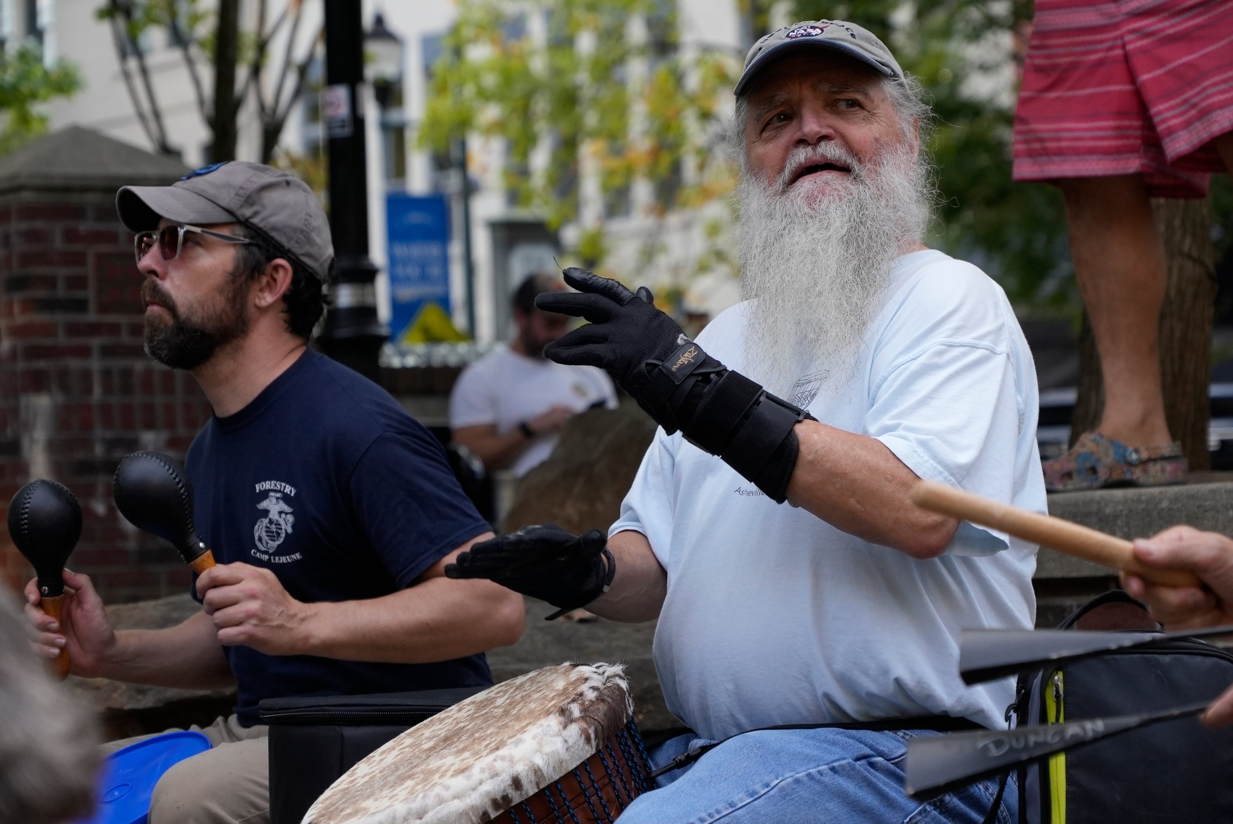 Hurricane Helene Drum Circle